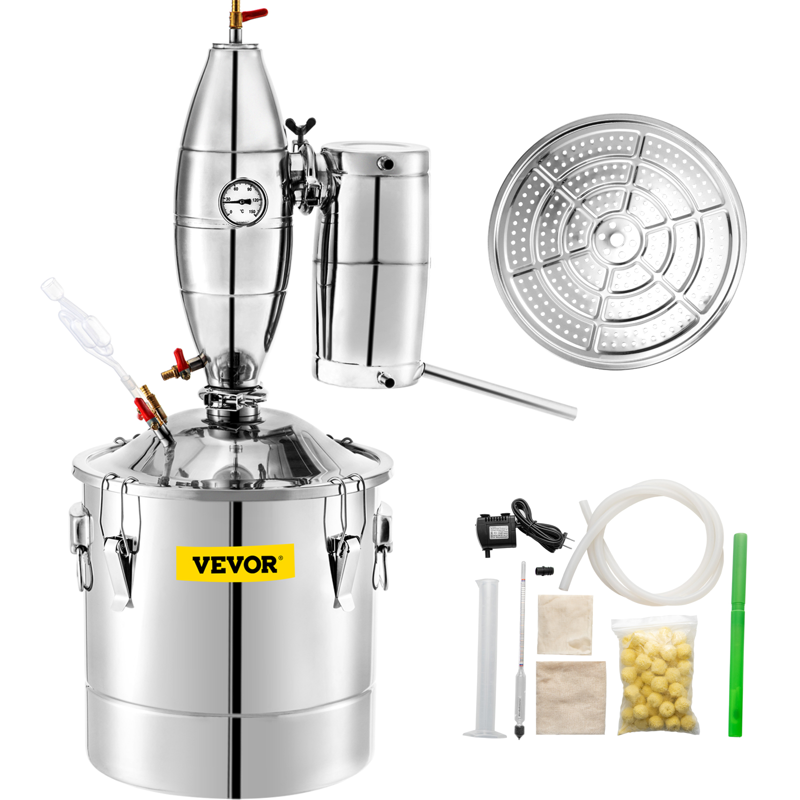 Moonshine Still,13.2Gal / 50L,with Water Pump
