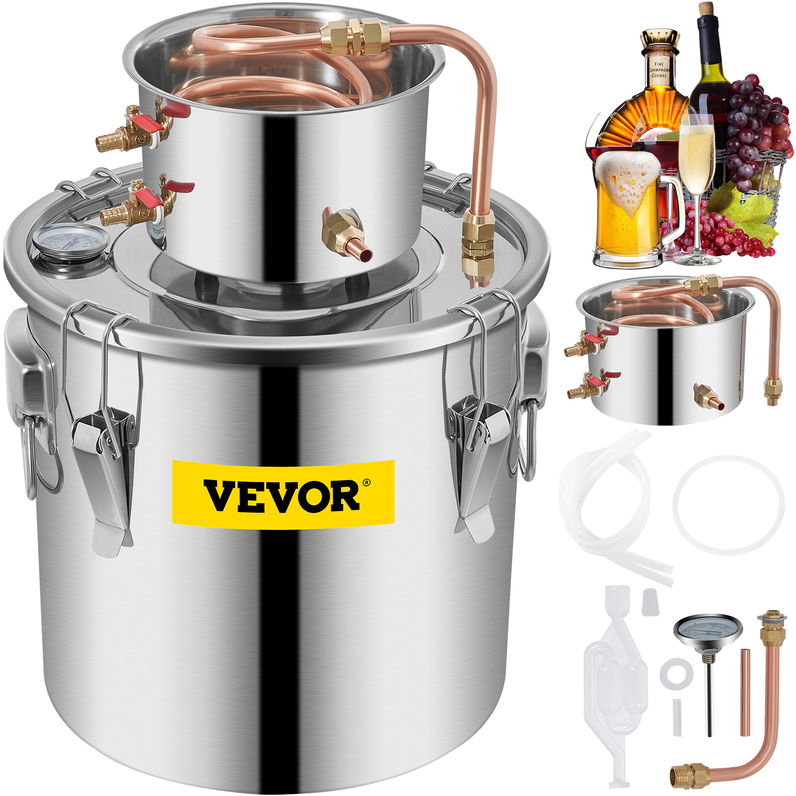 Moonshine Still,13.2Gal / 50L,with Water Pump