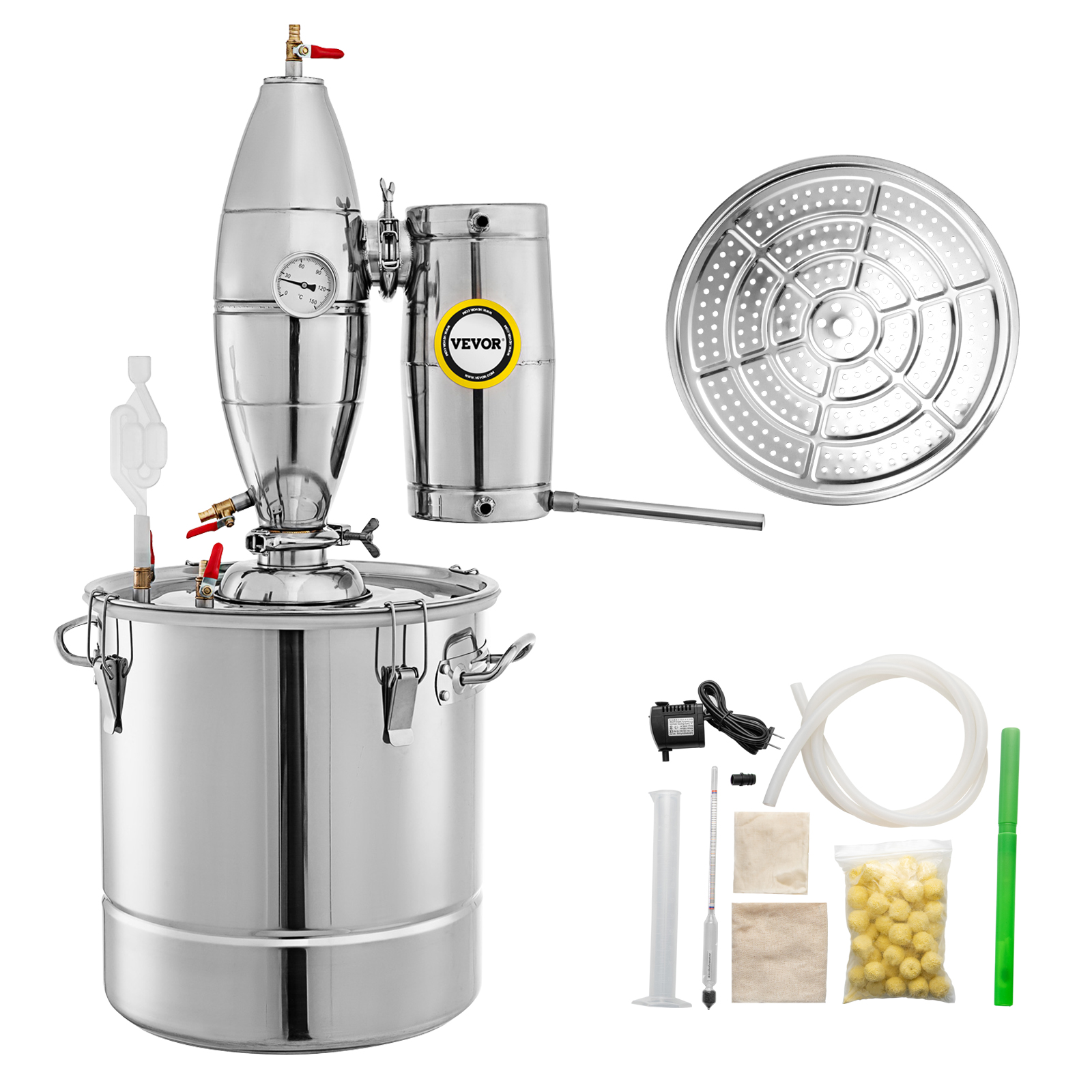 Moonshine Still,13.2Gal / 50L,with Water Pump
