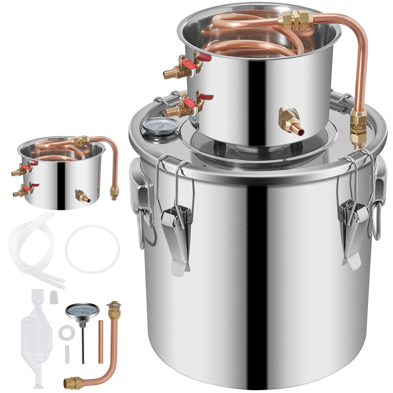 3/5/8/13.2 Gal Moonshine Still Water Wine Alcohol Distiller Brewing Kit - Picture 13 of 144