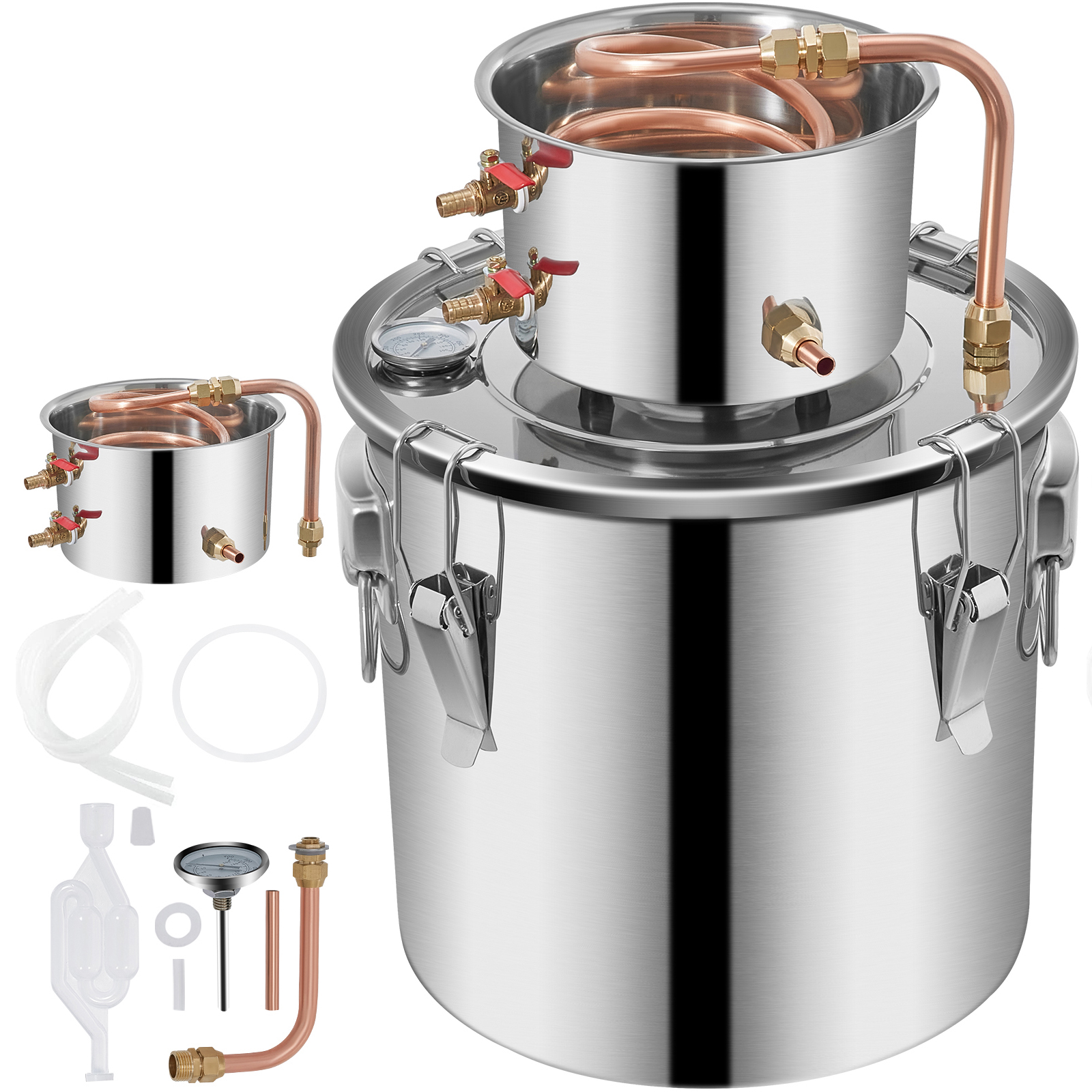 3/5/8/13.2 Gal Moonshine Still Water Wine Alcohol Distiller Brewing Kit - Picture 25 of 144