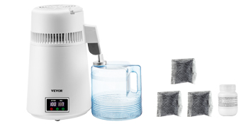 Water Distiller,White,Dual Temperature Display