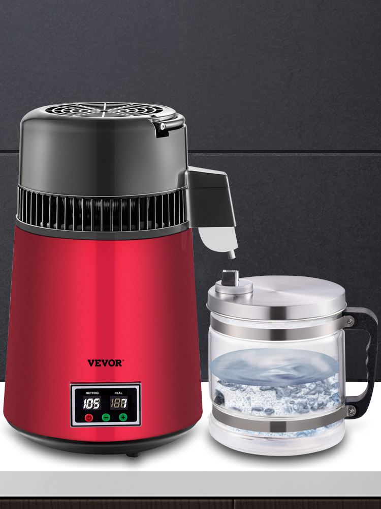 VEVOR Water Distiller, 4L Distilled Water Maker, Pure Water Distiller