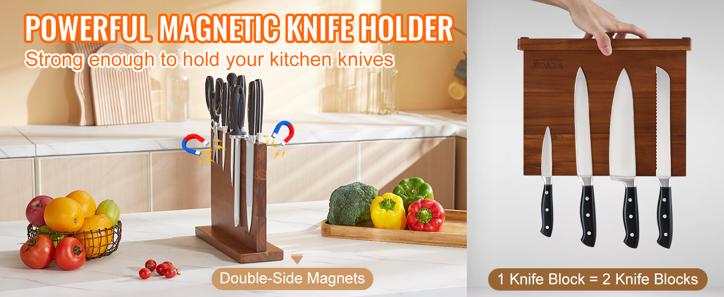 VEVOR Magnetic Knife Holder 16-Knife with Enhanced Strong Magnet