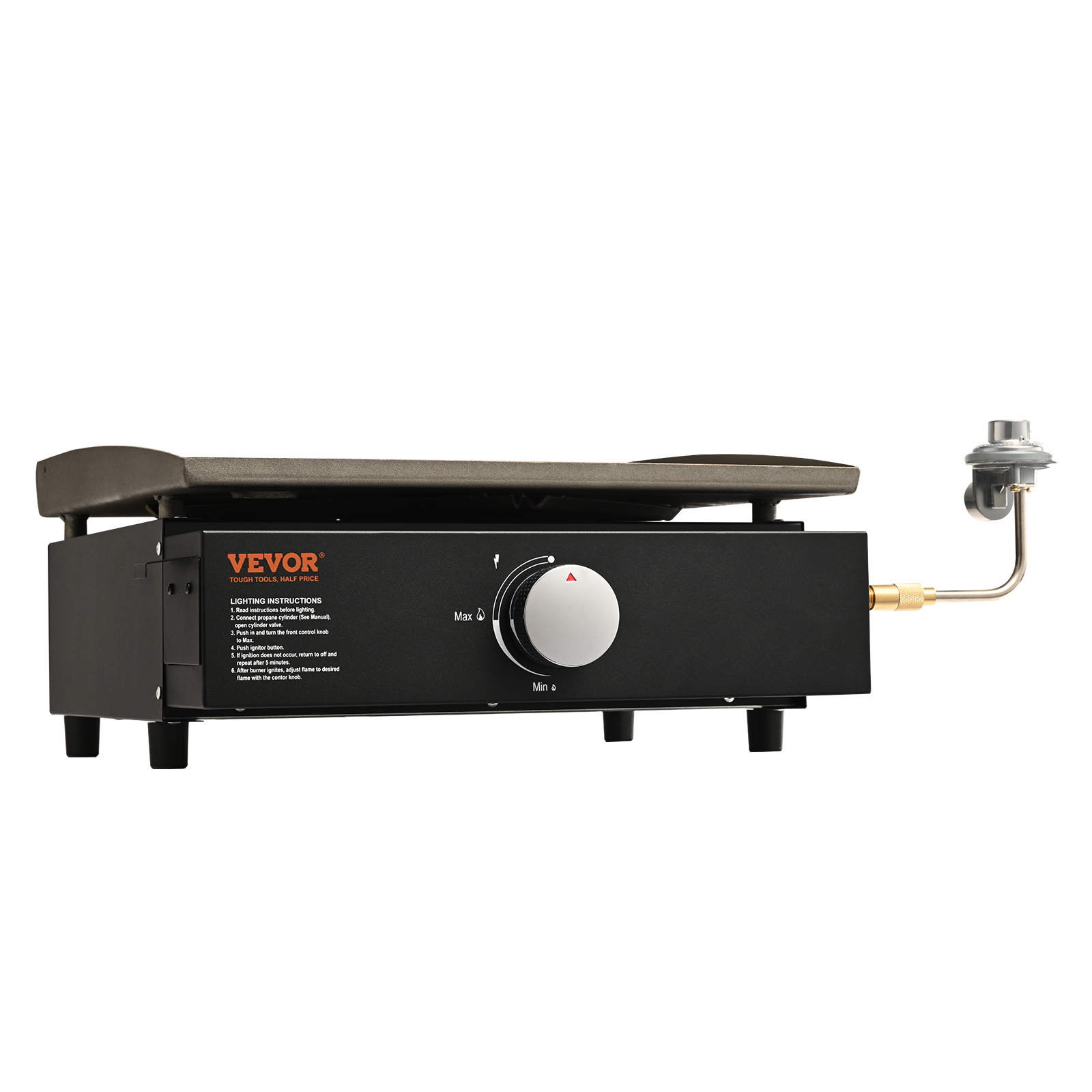 VEVOR 17/22/36"Outdoor Countertop Propane Gas Griddle Flat Top Grill 1-4 Burners