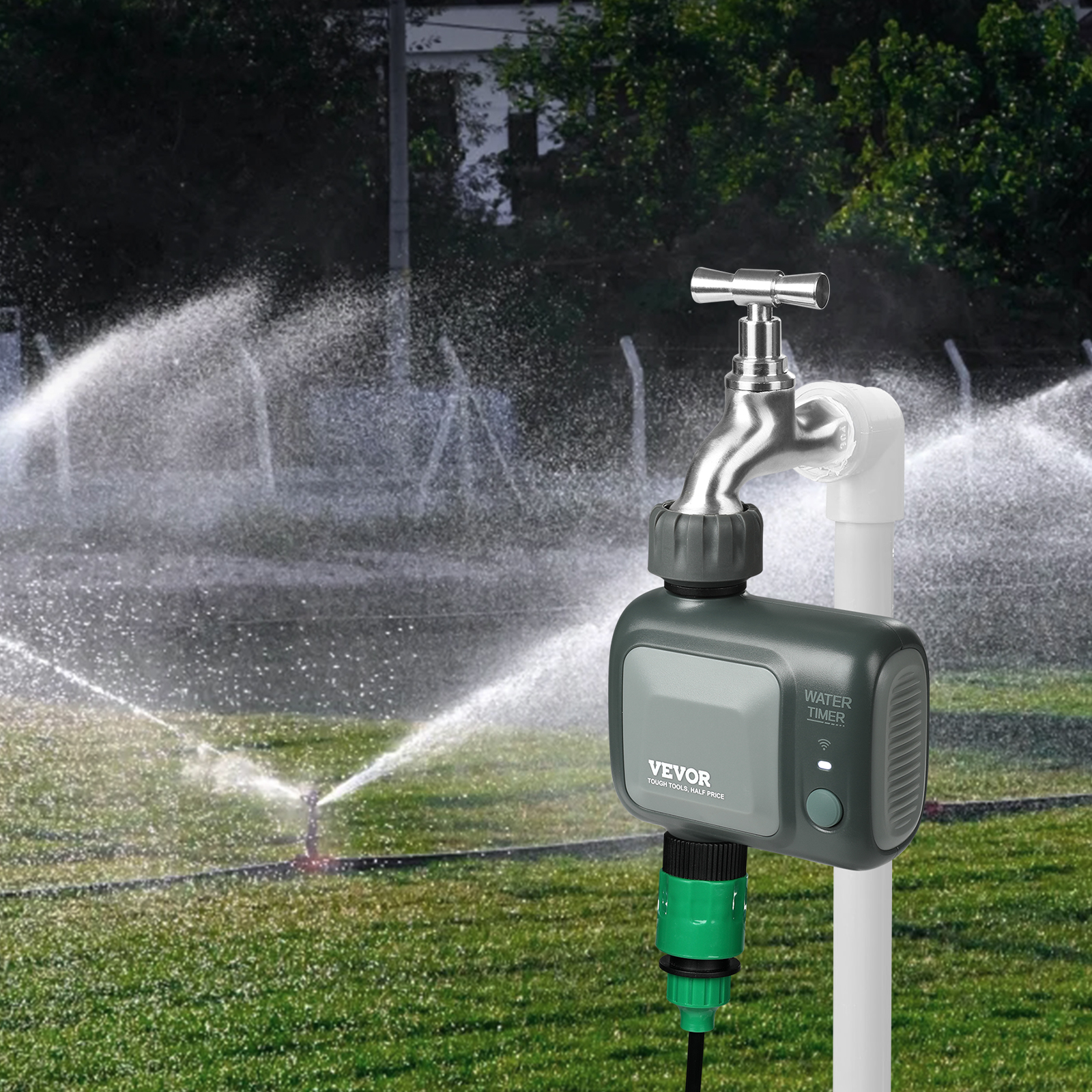 Water Timer 2/1/3 Outlets Hose Sprinkler Timer LCD Screen/Bluetooth - Picture 22 of 38