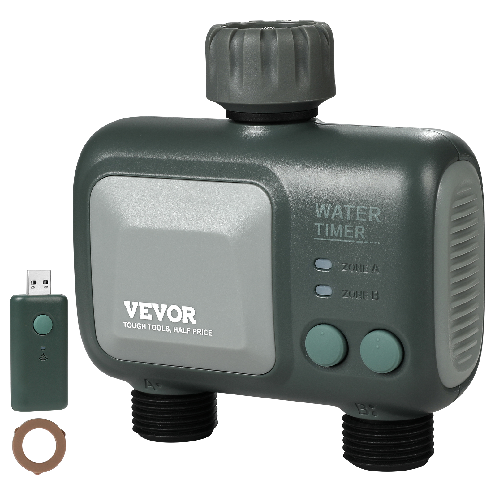 Water Timer 2/1/3 Outlets Hose Sprinkler Timer LCD Screen/Bluetooth - Picture 11 of 38