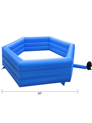 VEVOR Gaga Ball Pit Inflatable, 20 ft Gagaball Court with Electric Air Pump, Inflates in Under 3 Minutes for Outdoor Indoor School Family Activity