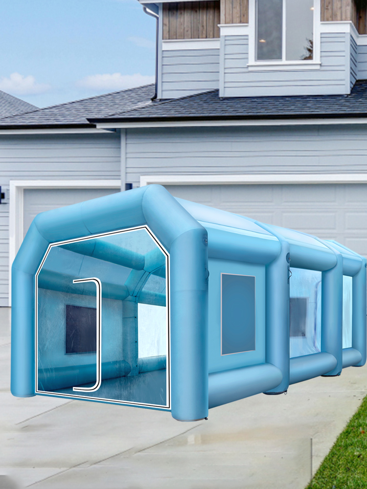 Inflatable Airtight Painting Tent With Filtered Boat Tube For Car Parking  And Rearing Private Garage Spray Booth From Sportsparadise, $1,675.13