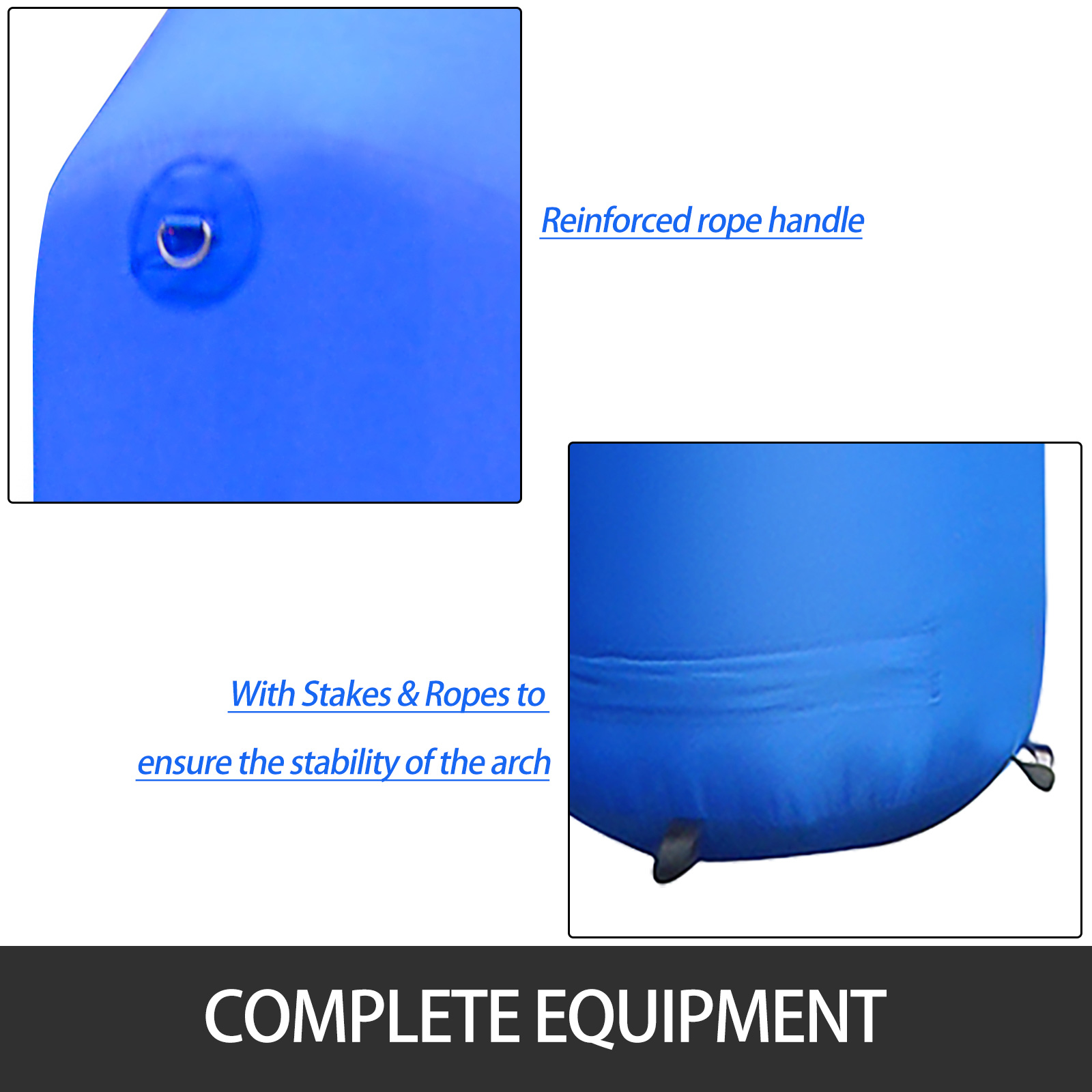 Blue Outdoor Advertising Inflatable Arch Air Blower 15FT with Blower ...