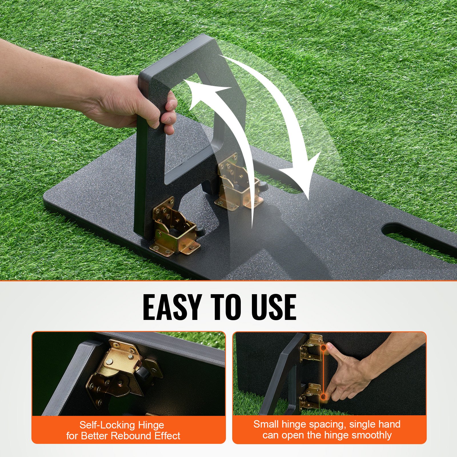 Soccer Rebounder Board/Net 32X12"-7x7' Kick-Back Portable Football Training Gift - Picture 19 of 86