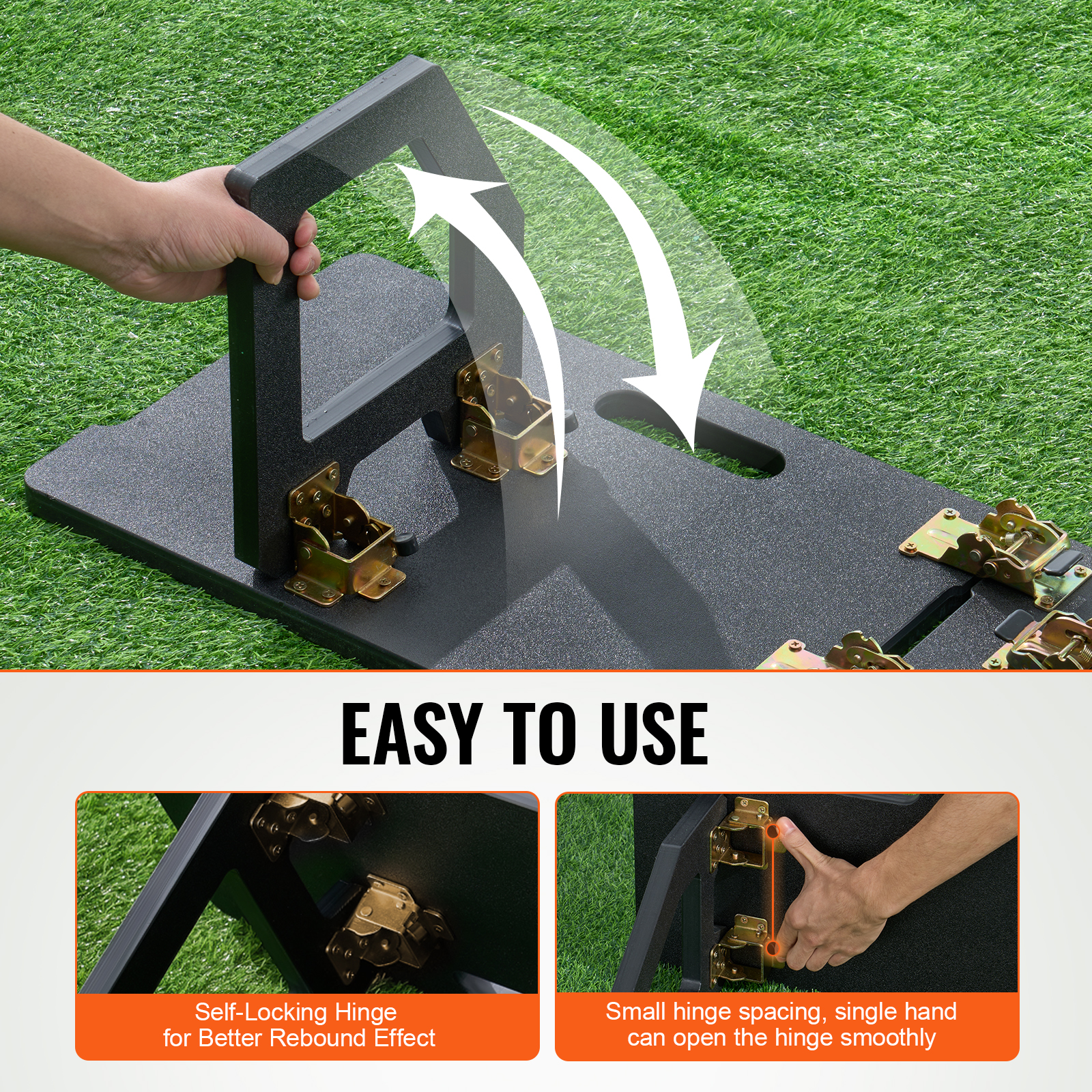 Soccer Rebounder Board/Net 32X12"-7x7' Kick-Back Portable Football Training Gift - Picture 31 of 86