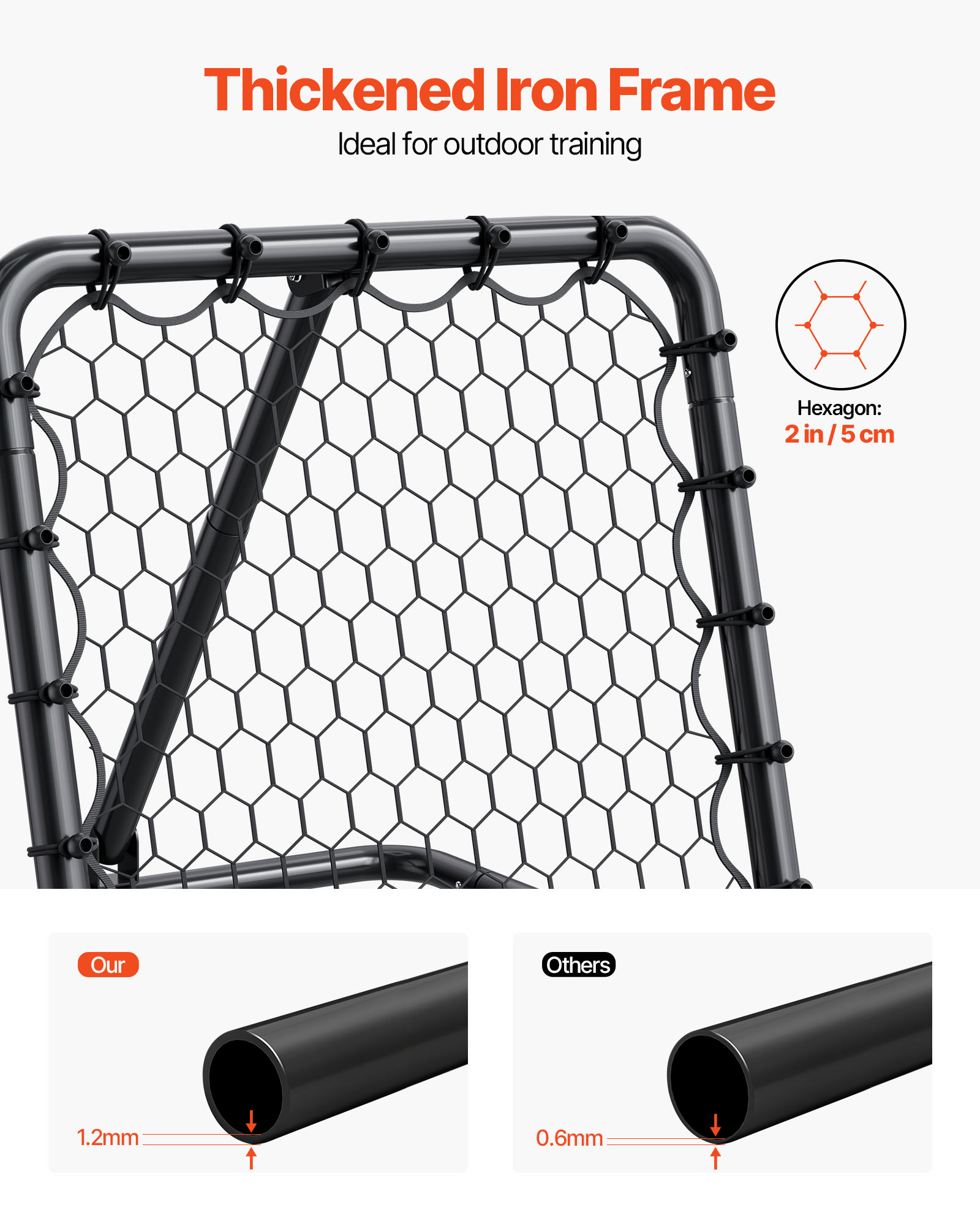 Soccer Rebounder Board/Net 32X12"-7x7' Kick-Back Portable Football Training Gift - Picture 54 of 86