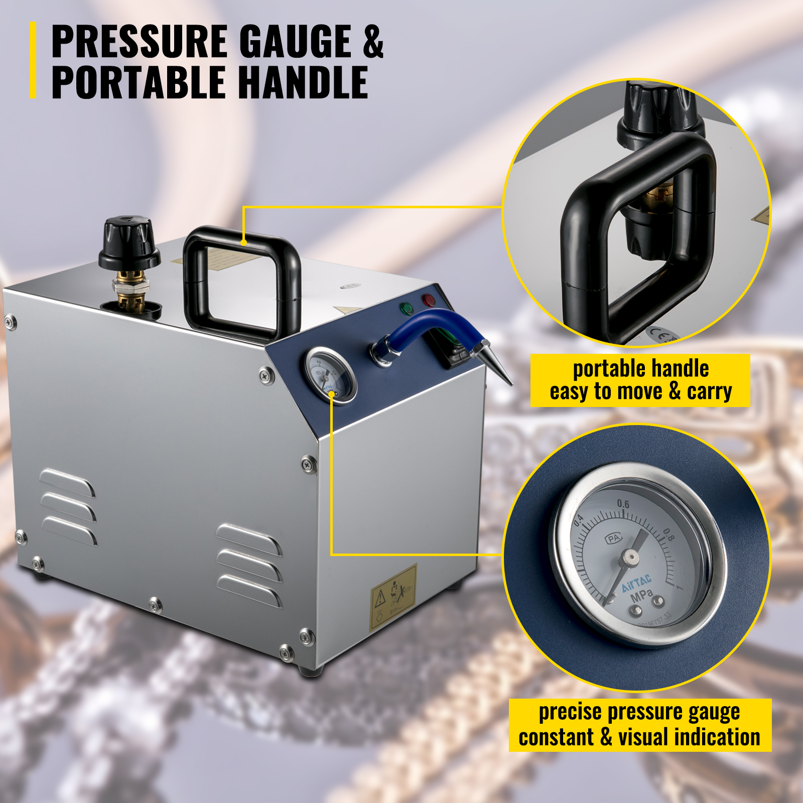 2L Jewelry Steam Cleaning Machine Gold Silver Steam Cleaner Stainless  Steel1300W Jewelry Steam Cleaner Gold And Silver Jewelry Steam Cleaning  Machine 2L 1300W Jewelry Cleaner Steam Cleaning Machine 
