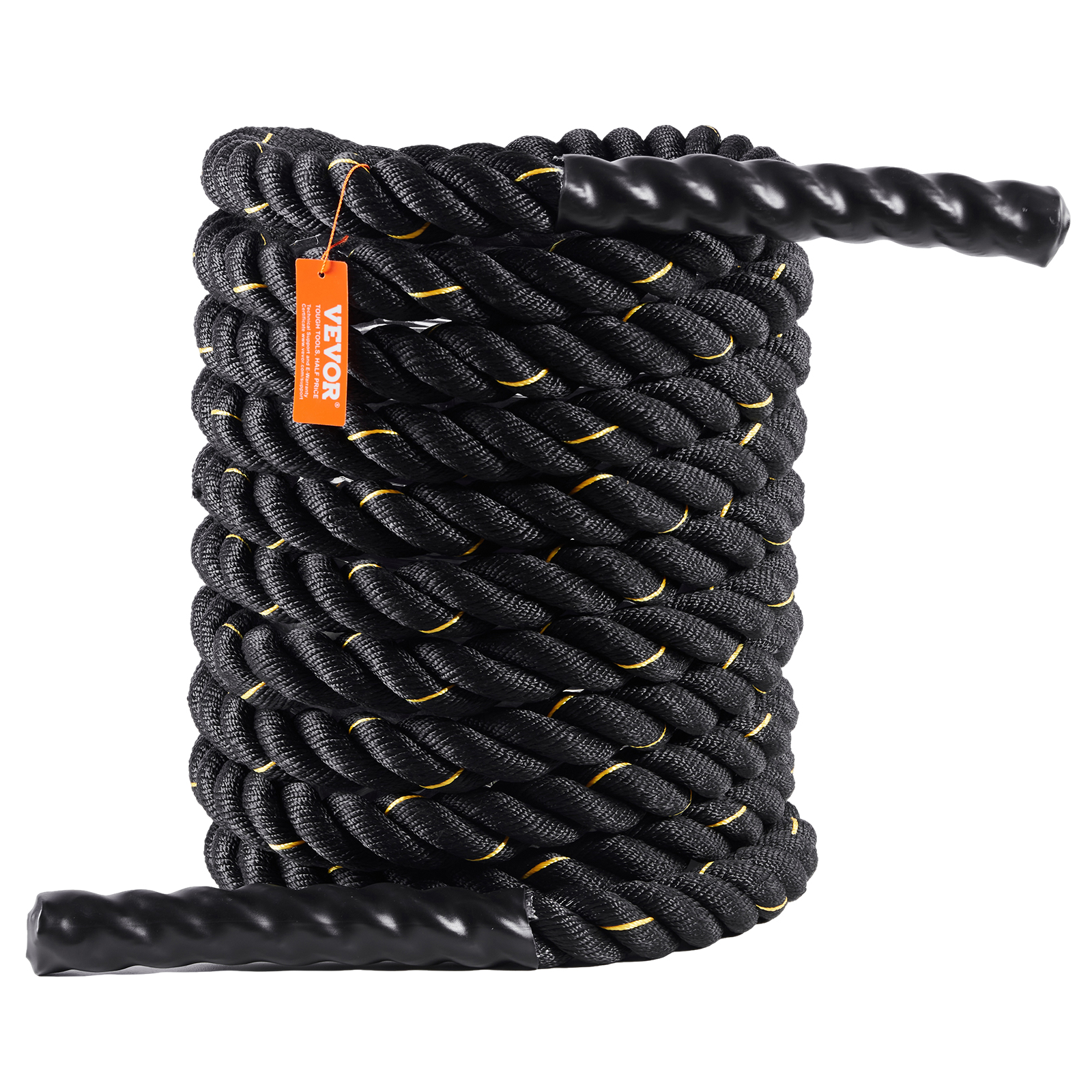 VEVOR Battle Rope 1.5" 40/30 Ft Gym Workout Strength Training Exercise Fitness - Imagen 36 de 50