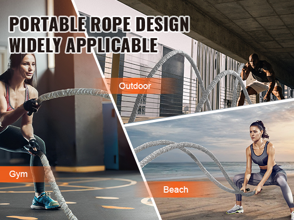 Corde De Combat Sans Fil Pour Fitness – Design Portable, Silencieux – Pour Entraînement En Intérieur Et Extérieur - 8