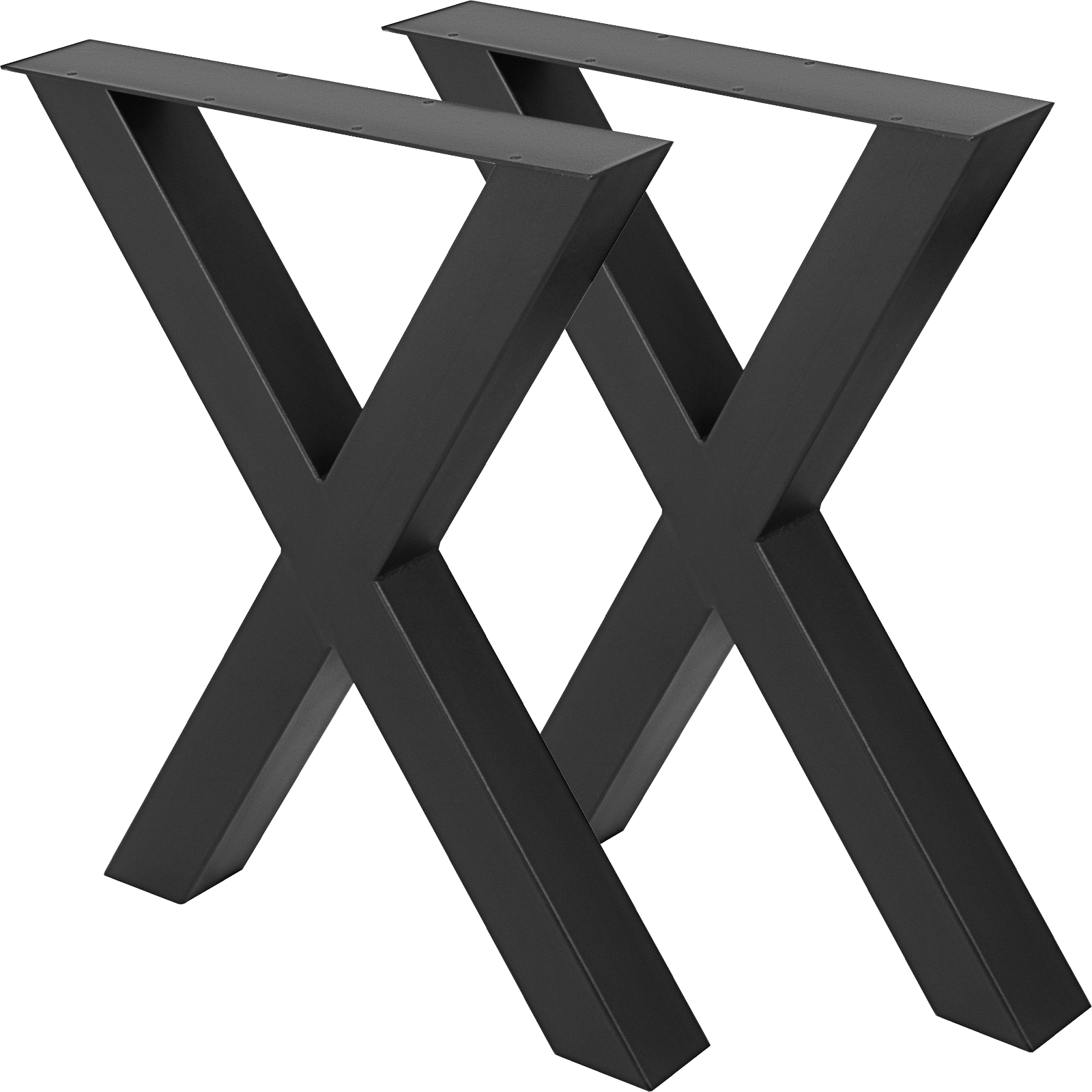 VEVOR 2x Table Legs Metal Dining Table Leg 15.7x15.5 Bench Legs Coffee Table Legs