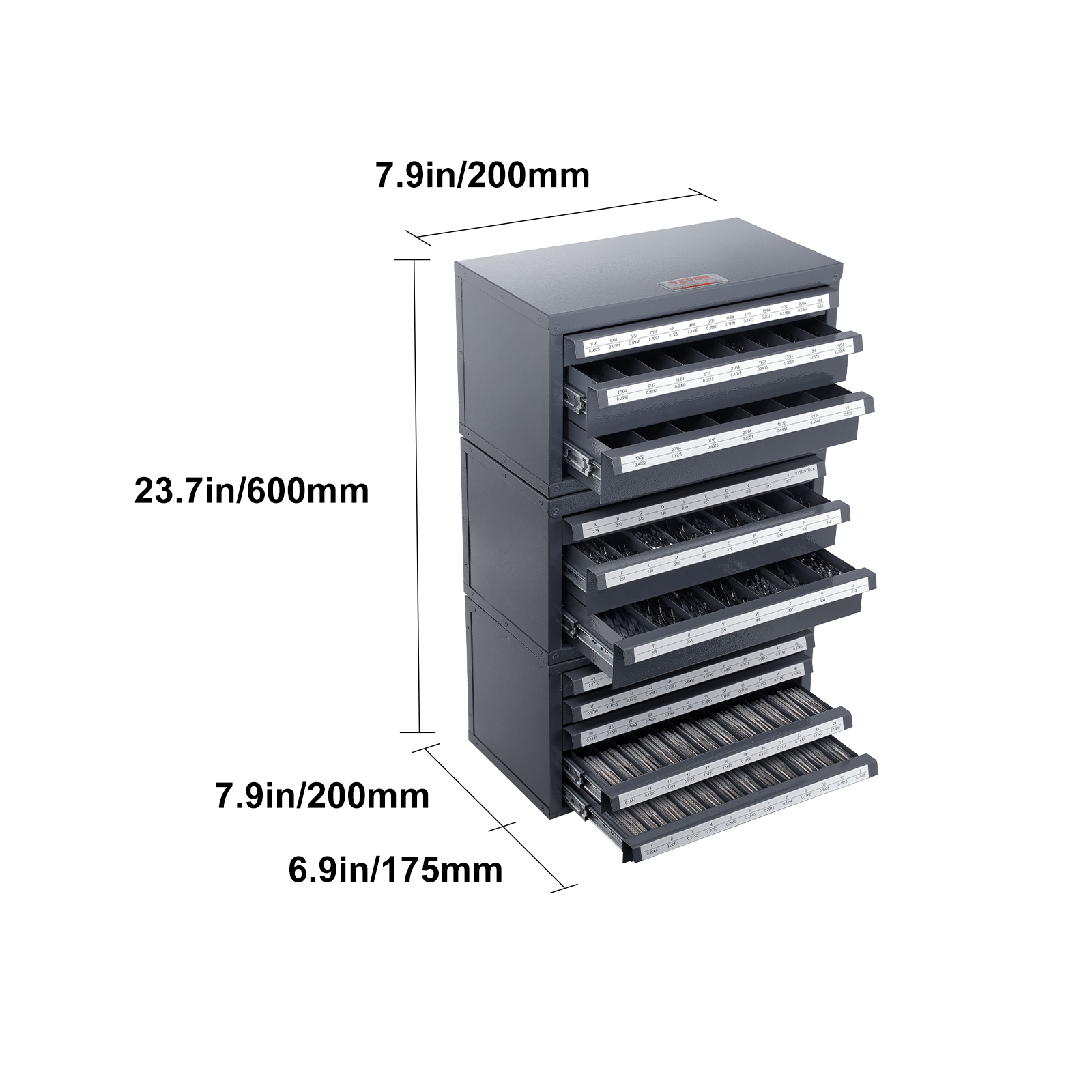 Huot 13000 Armadio Dispenser Punte Frazionarie Trapano (Porta Da 1/16