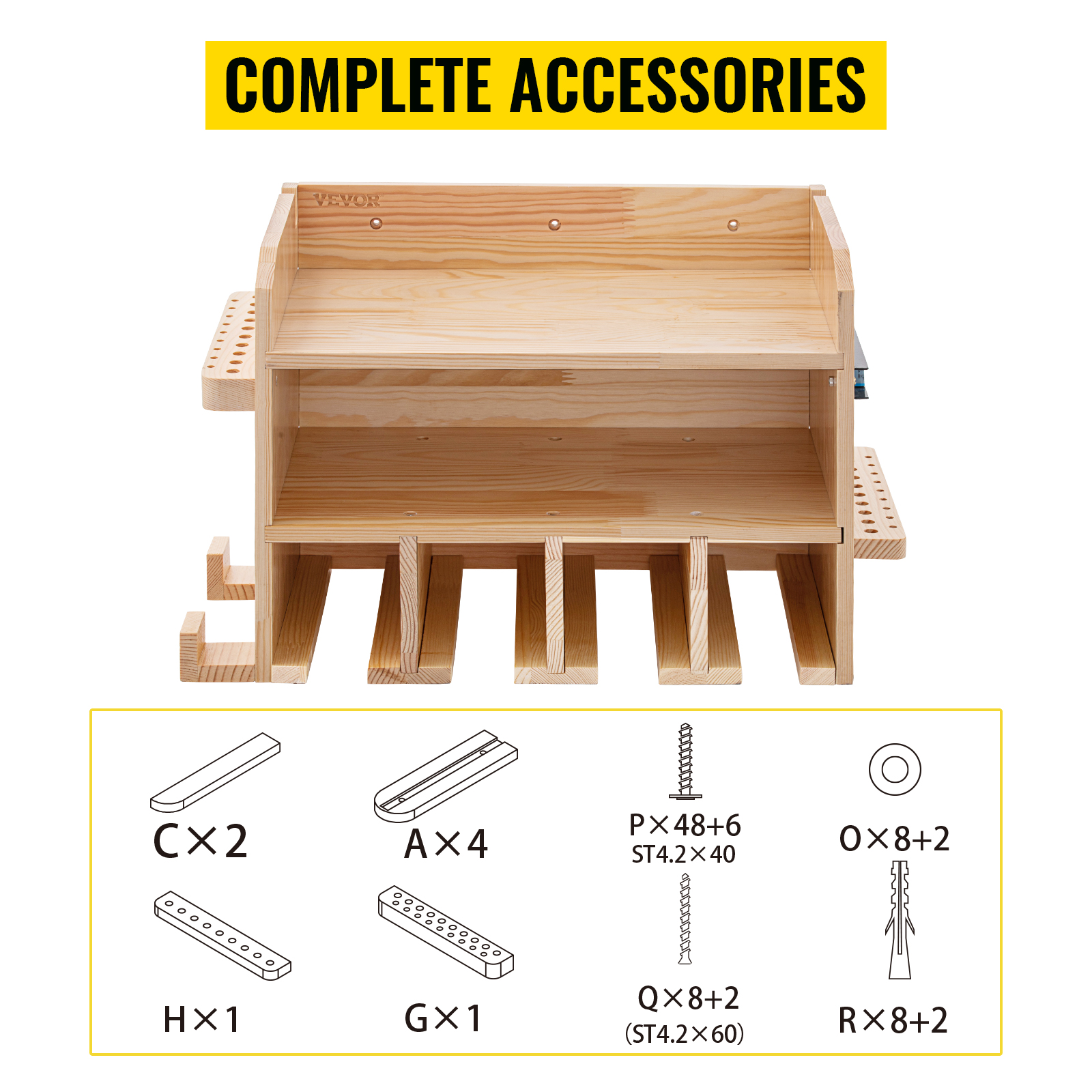 StoreYourBoard Kit de rangement pour outils électriques, peut contenir des  perceuses et des outils électriques, étagère, support mural de rangement de