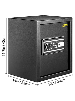 VEVOR VEVOR Cassaforte da Armadio 36x30x45CM, Cassaforte da Mobile con Slot  di Rilascio, Cassaforte da cassetto in Acciaio, Cassaforte Elettronica con  Borsa per Documenti Ignifuga, per Gioielli, Contanti