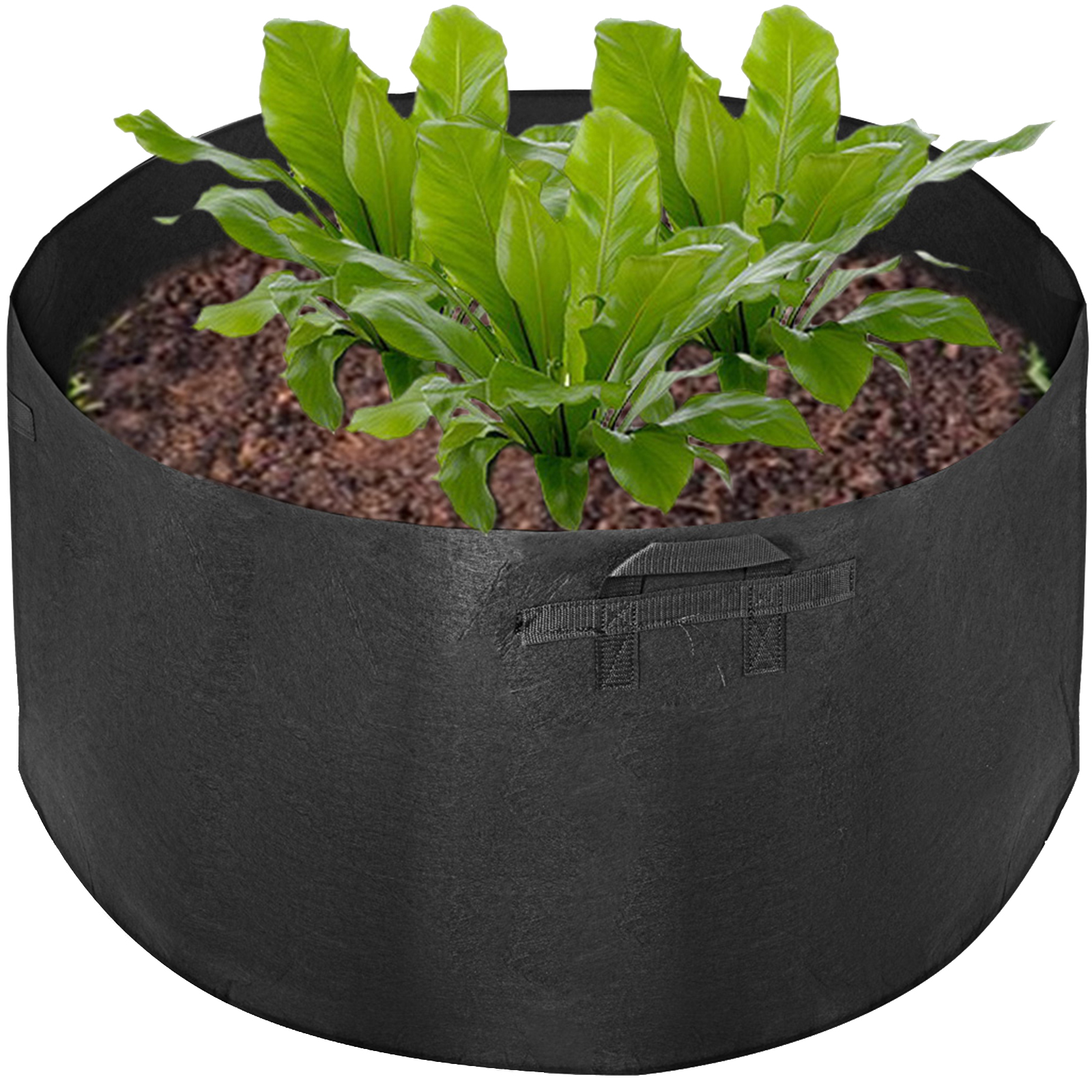 Grow Bags 10 Gallon Garden Planting Bag Aeration Fabric Pot with Handles for Planter 5 Pack 