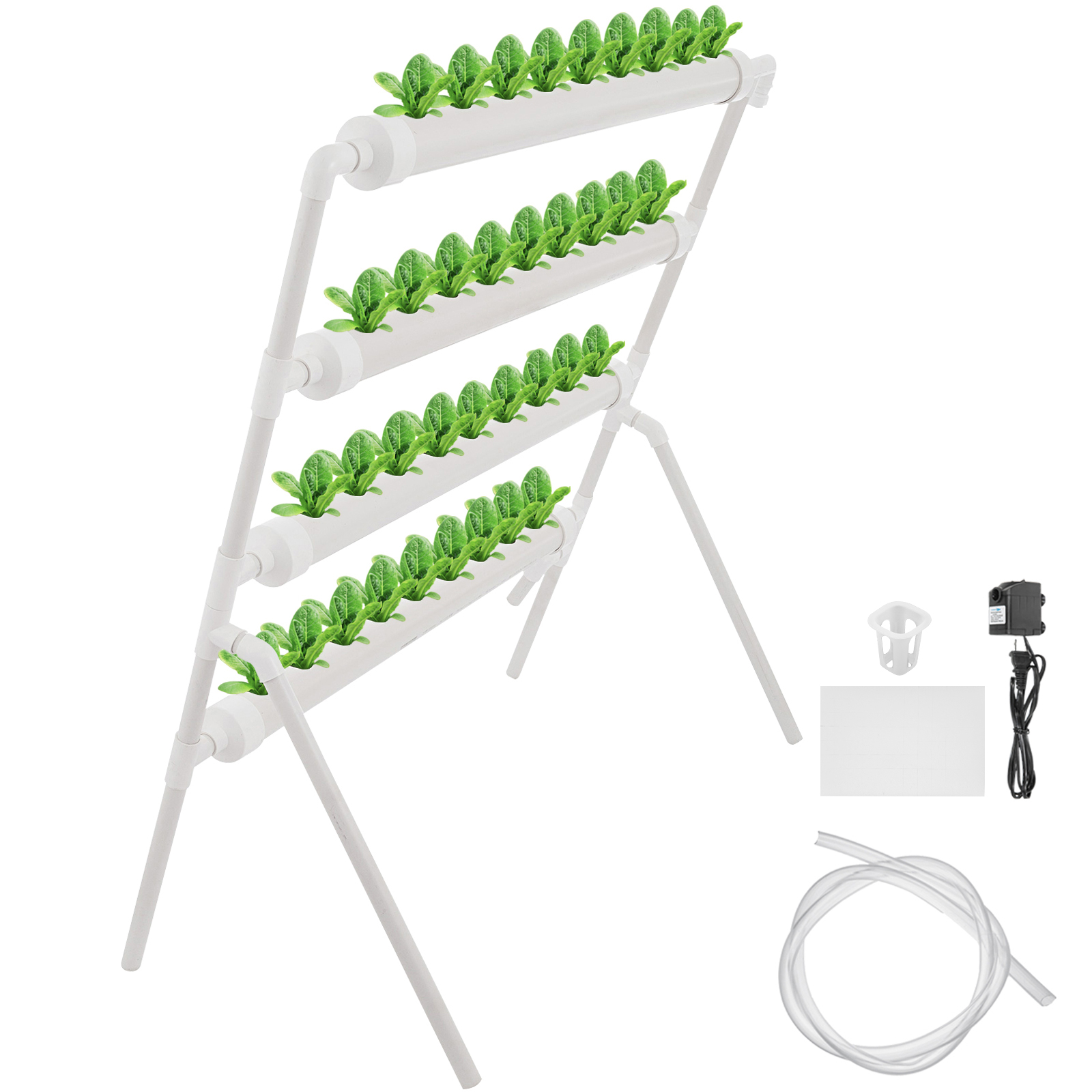 Vertical Type Hydroponic 36 Plant Sites Grow Kit with Pump Baskets Grow System 