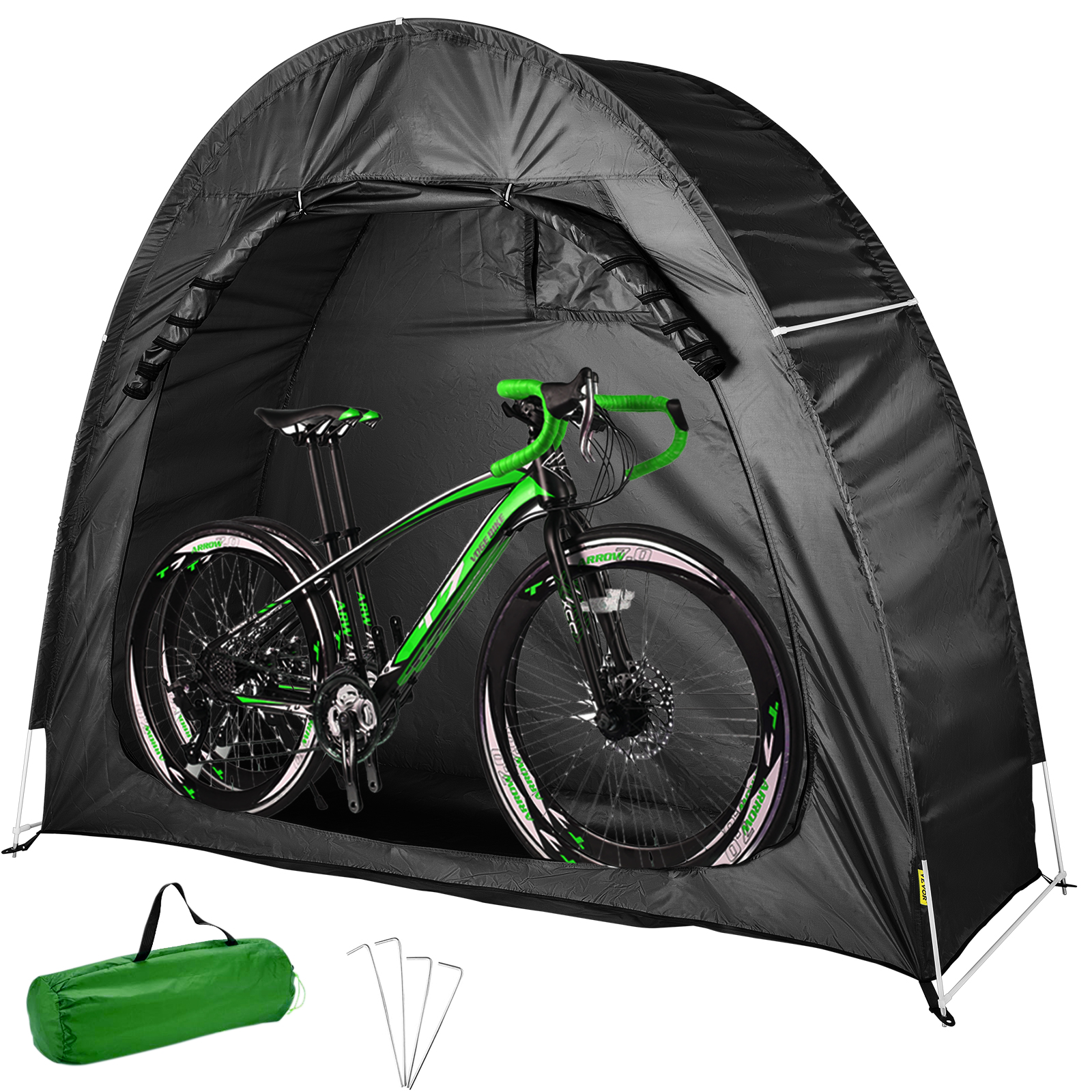 Bicycle Cover Storage Waterproof Tent Portable Foldable Tricycle Bike Tent 