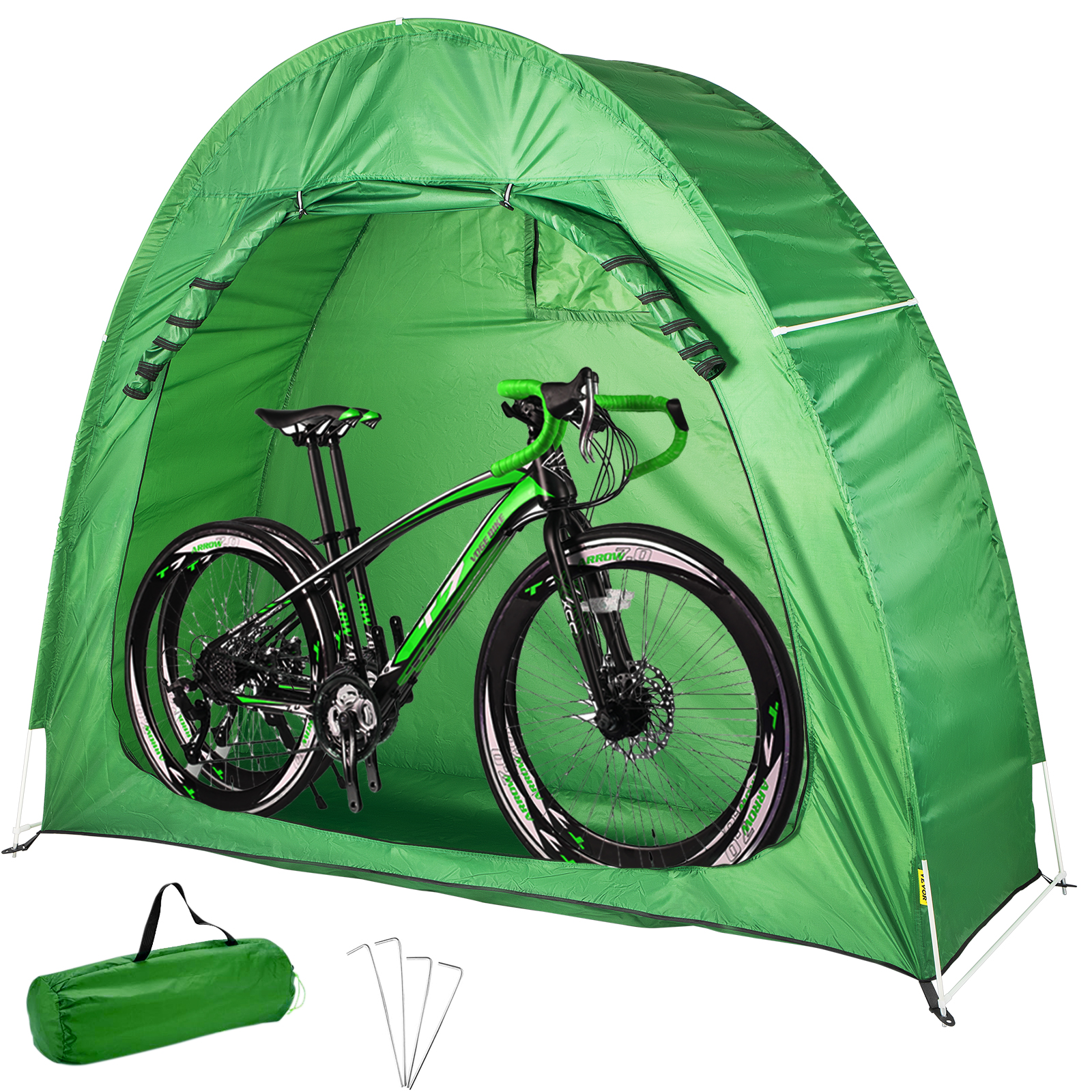 Outdoor bike best sale cover storage