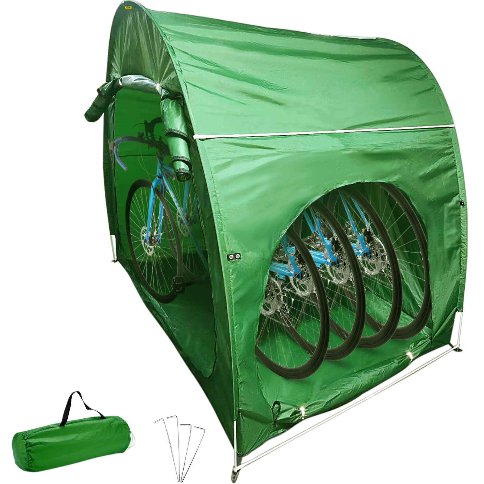 VEVOR Bike Cover Storage Tent, 420D Oxford Portable for 2 Bikes, Outdoor  Waterproof Anti-Dust Bicycle