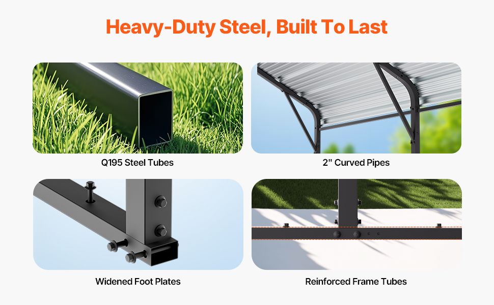 High-strength Q195 steel and reinforced base plates
