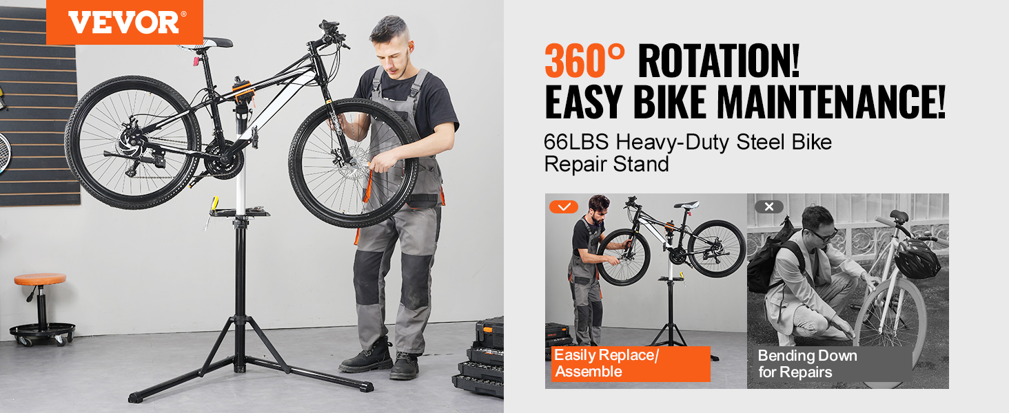 Bike Cycle Bicycle Maintenance Repair Stand Mechanic Adjustable Workstand Rack E