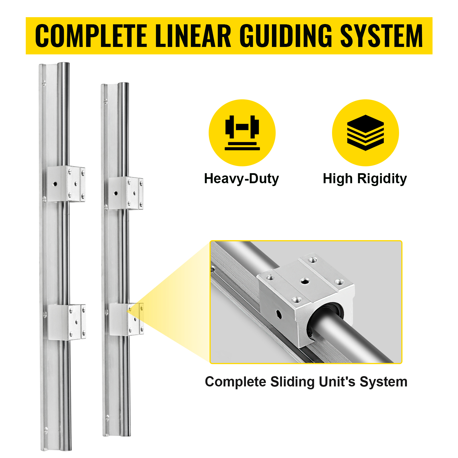 Sled Rails Cd Linear Guide Rail Linear Rails And Bearings Router Sled 2PCS 400mm ...
