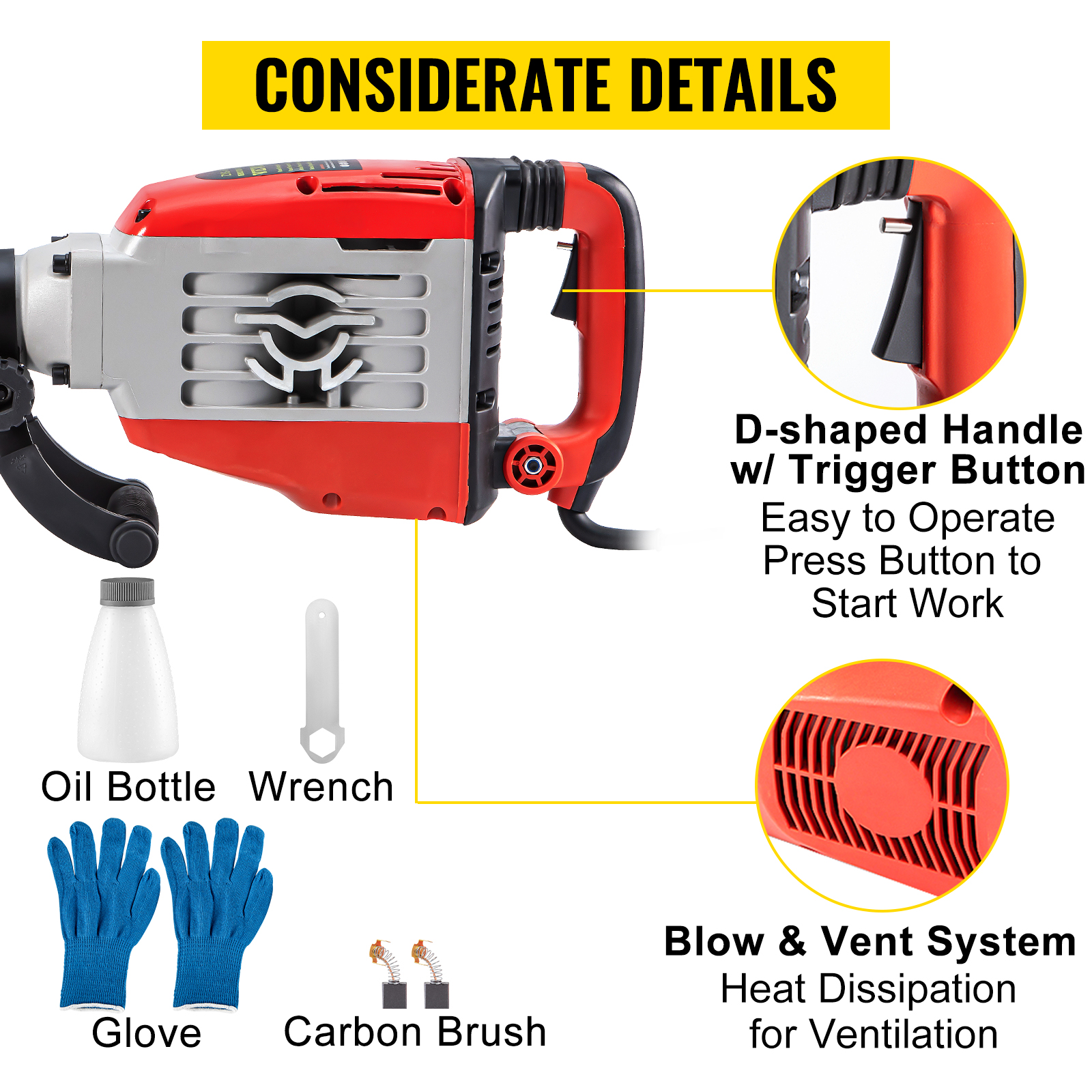VEVOR VEVOR Jack Hammer Demolition 