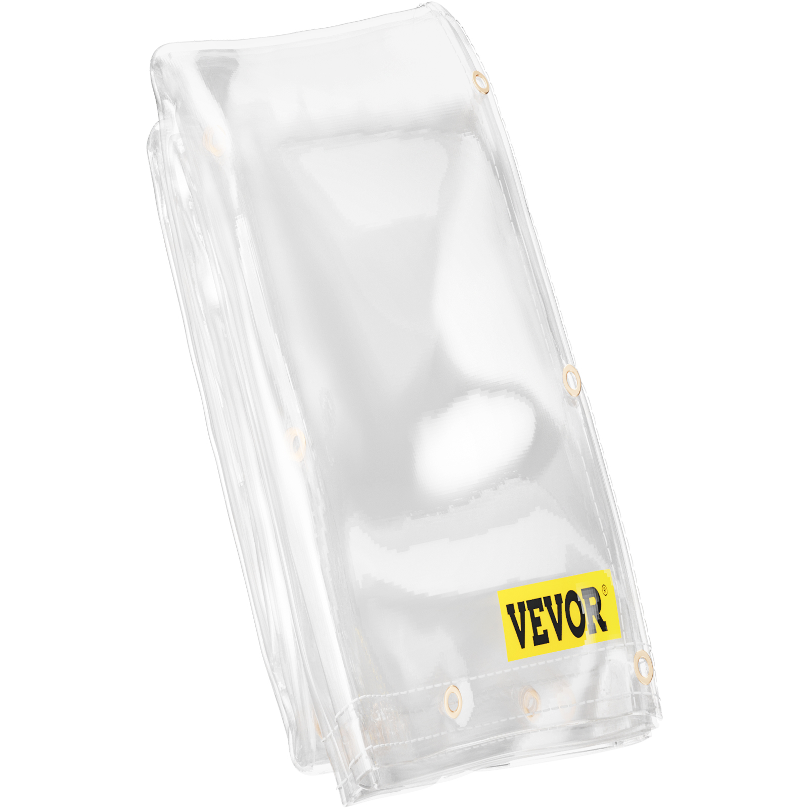 VEVOR Bâche Transparente PVC Imperméable avec Œillets Métal Jardin