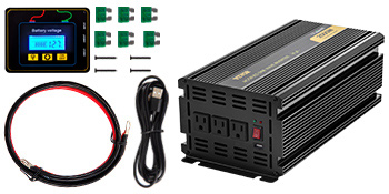 Vevor Power Inverter, 2500w Modified Sine Wave Inverter, Dc 24v To Ac 