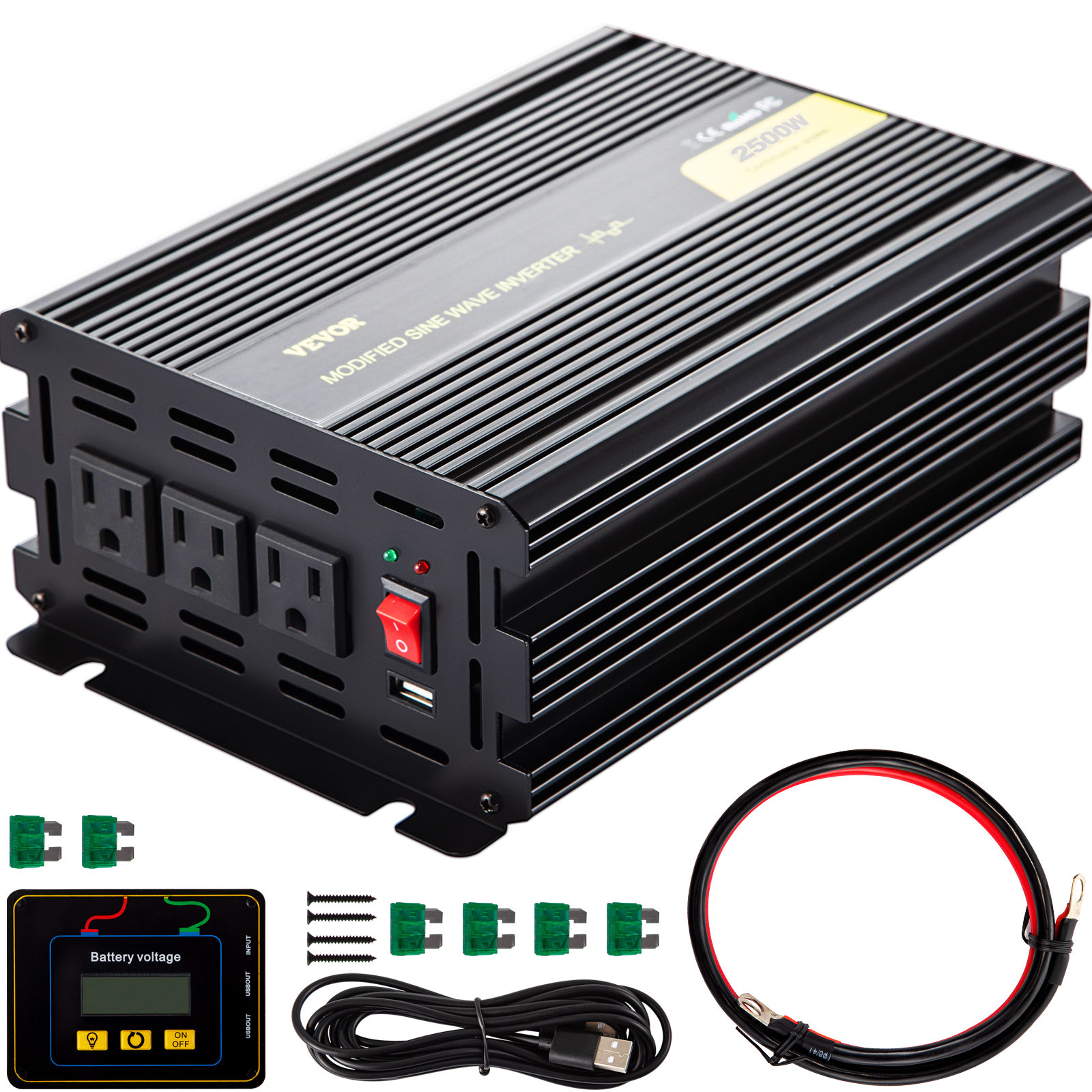 5000W Power Inverter,Modified Sine Wave,DC12V to AC120V