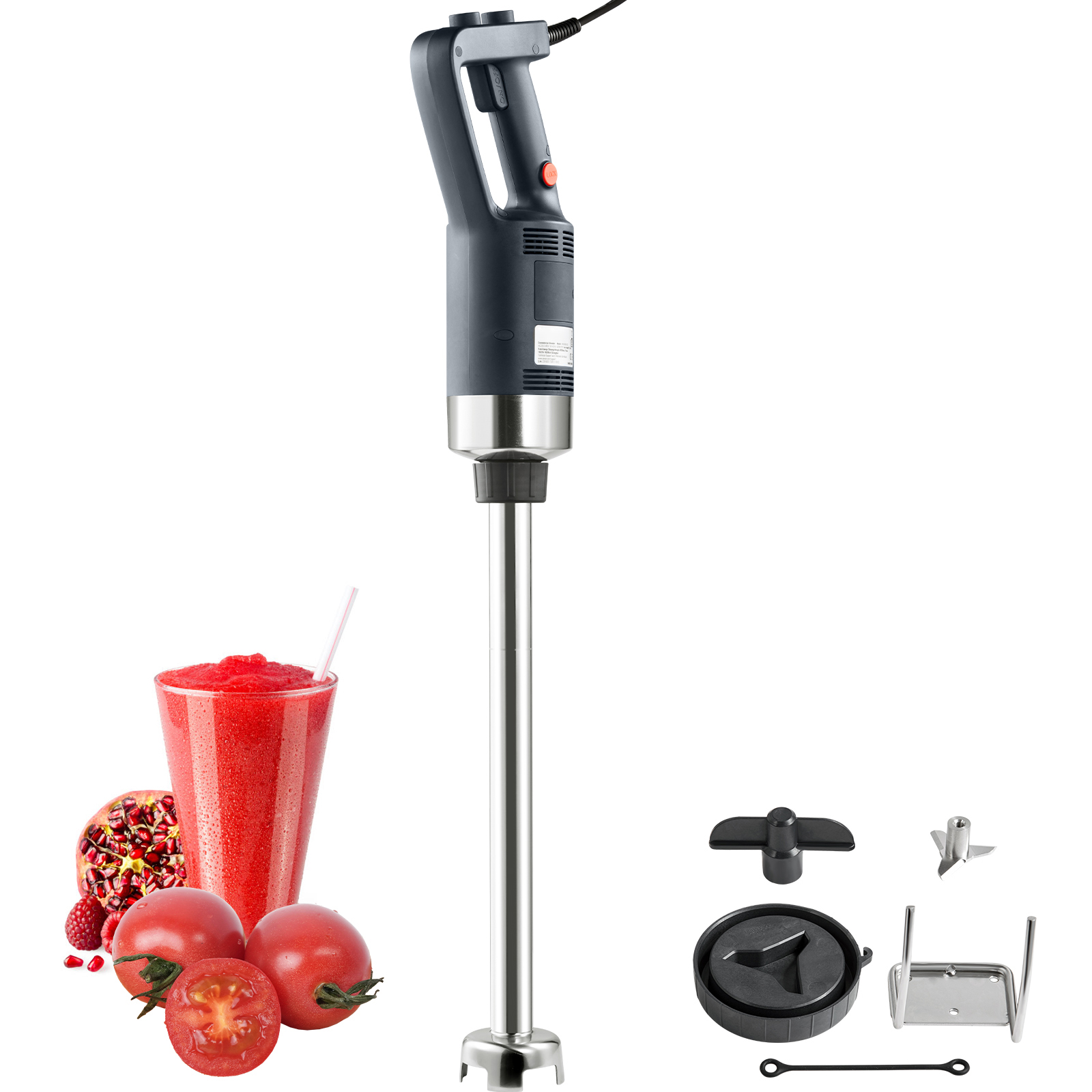 Commercial 500/750W Immersion Blender 12"/20" Hand Mixer Var