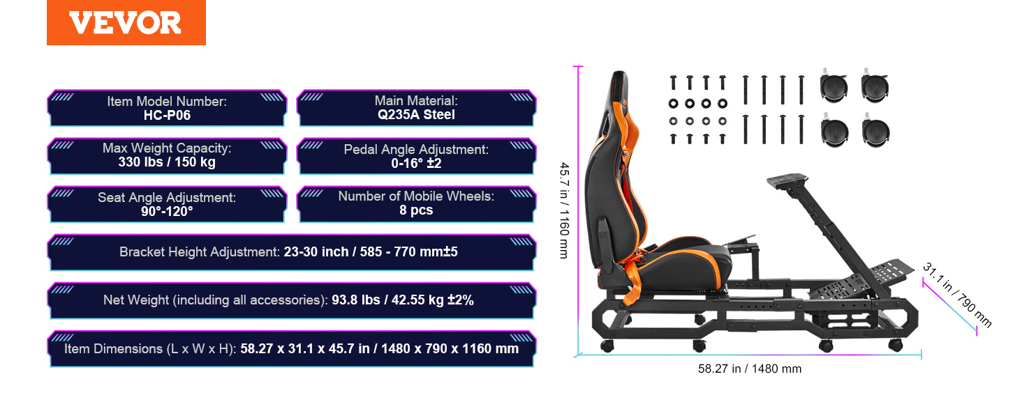 Racing Wheel Stand