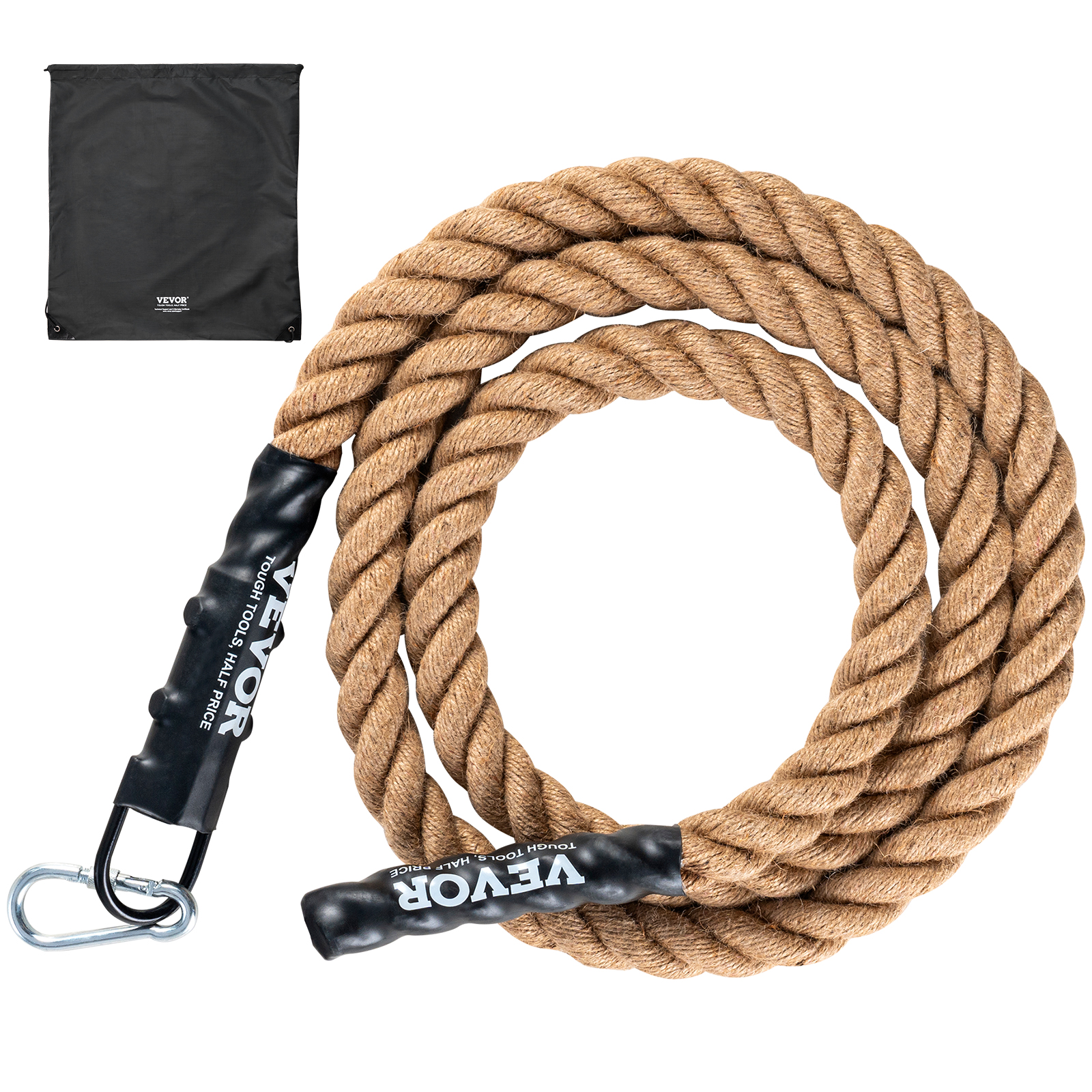 VEVOR 10FT-100FT Gym Climbing Rope Fitness Strength Training Rope Home Exercise