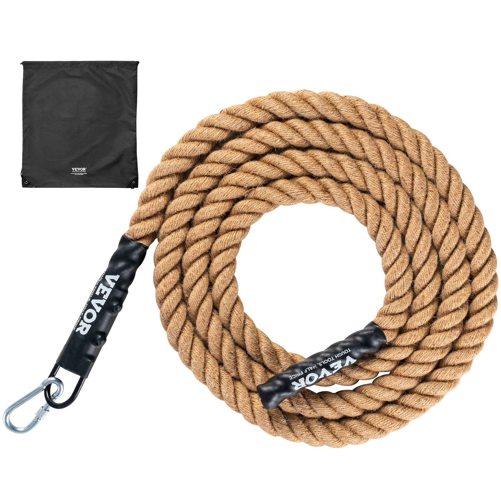 VEVOR 10FT-100FT Gym Climbing Rope Fitness Strength Training Rope Home Exercise