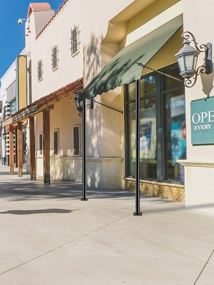 VEVOR Sun Shade Post, 114" Shade Sail Post, 3" Diameter Sail Pole