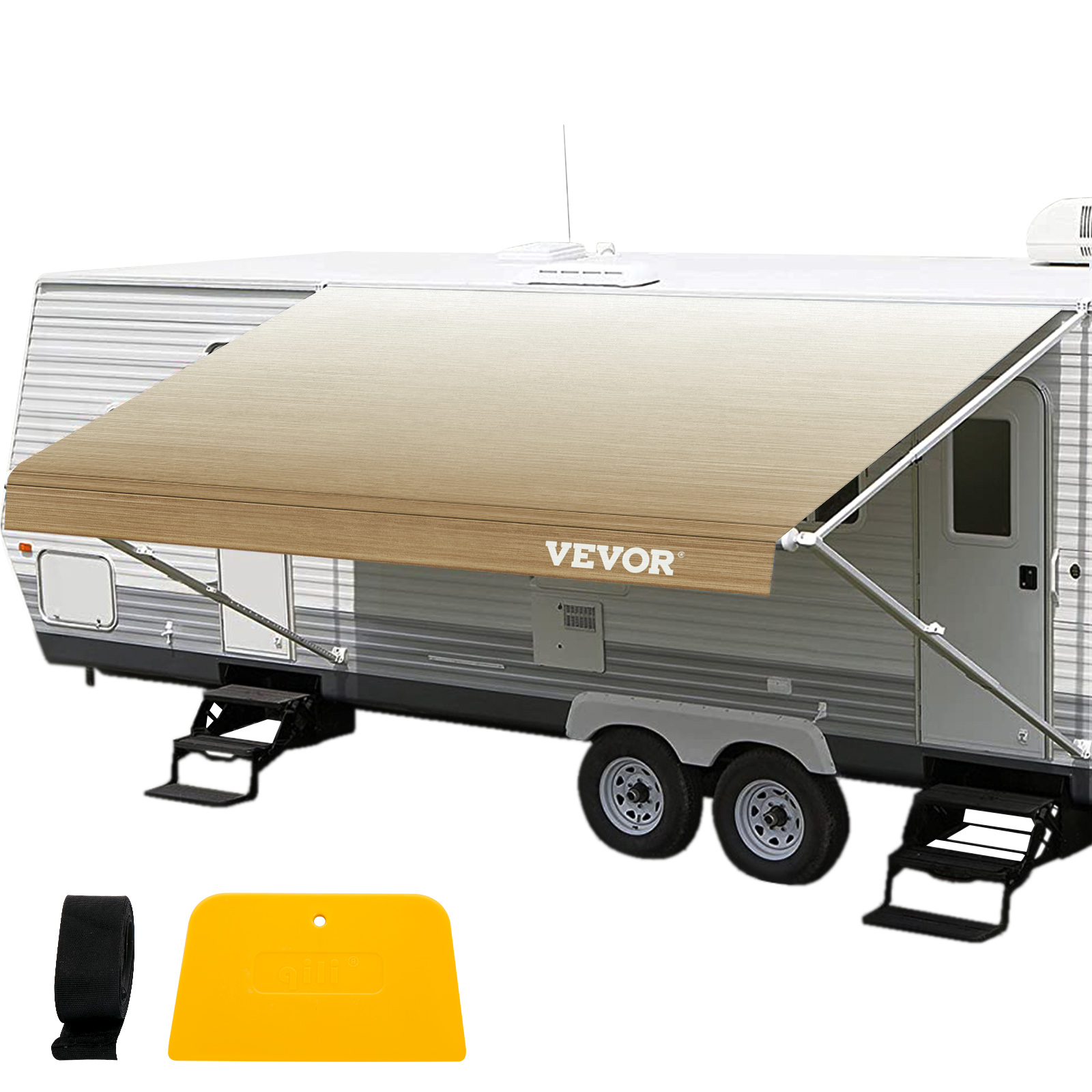 RV Awning,20ft,Brown Fade