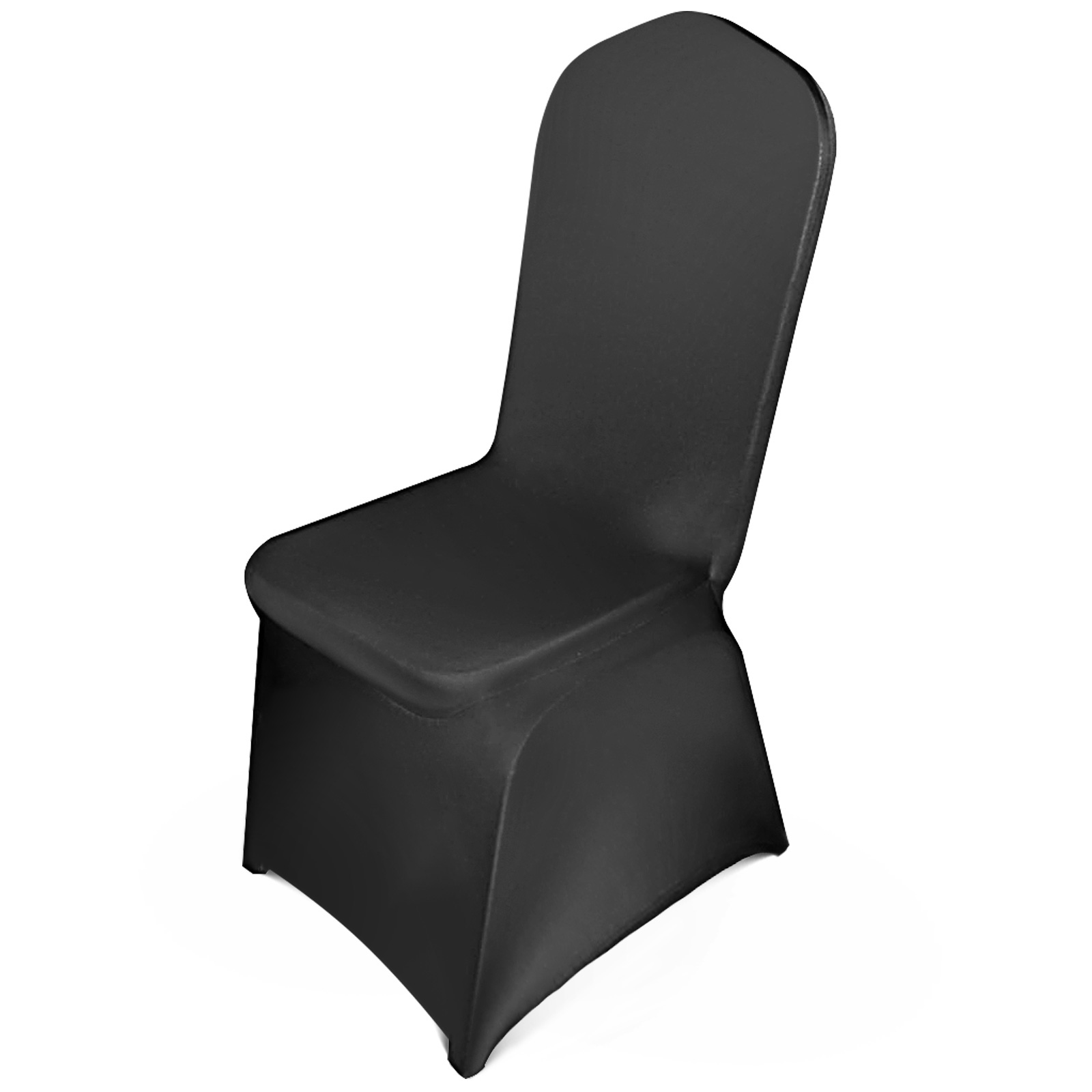 100/50 White/Black Cover Spandex Lycra Chair Cover Wedding Banquet Party Folding - Picture 42 of 119
