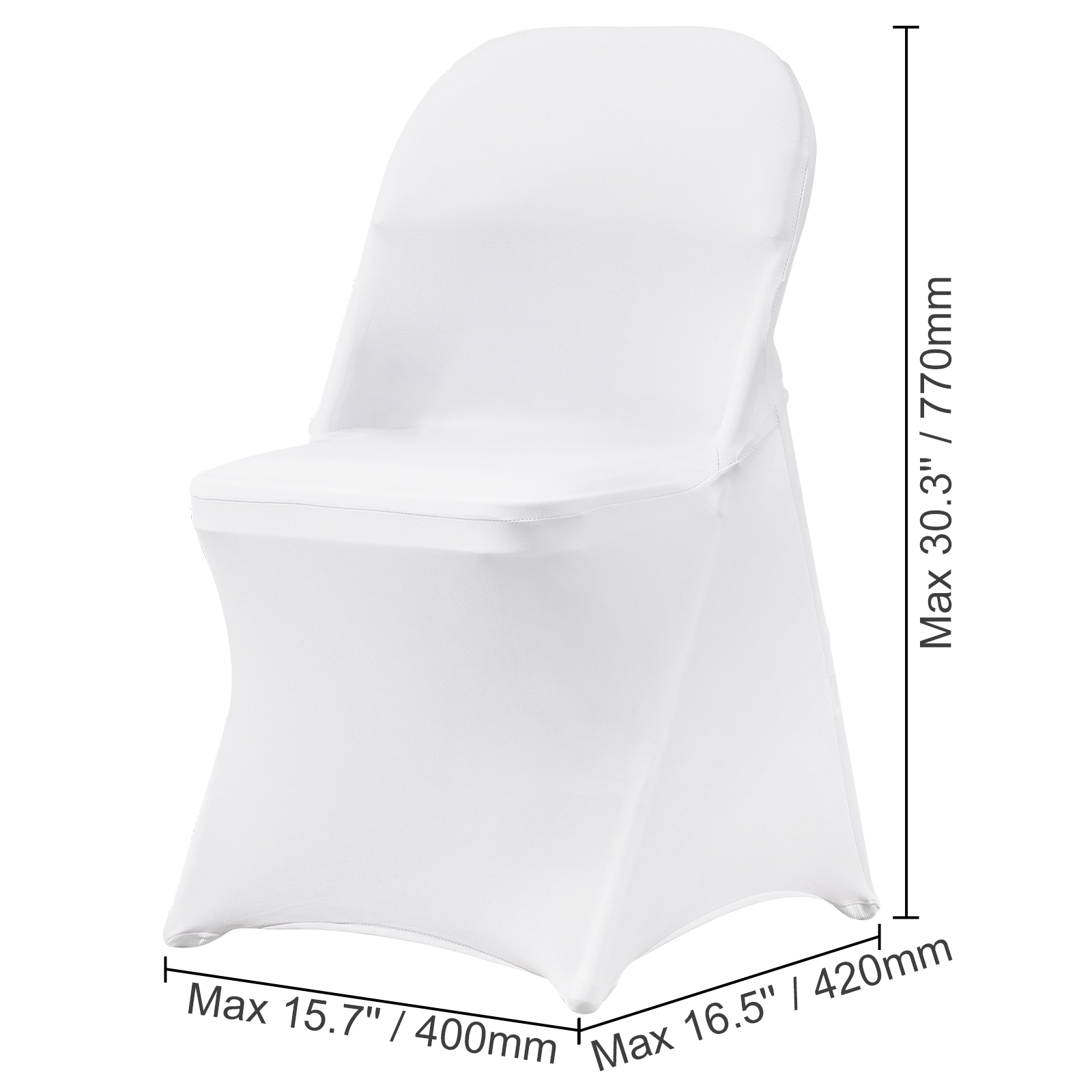 Uimoso 12-150PCS Stretch Spandex Chair Covers for Weddings Parties and Dining