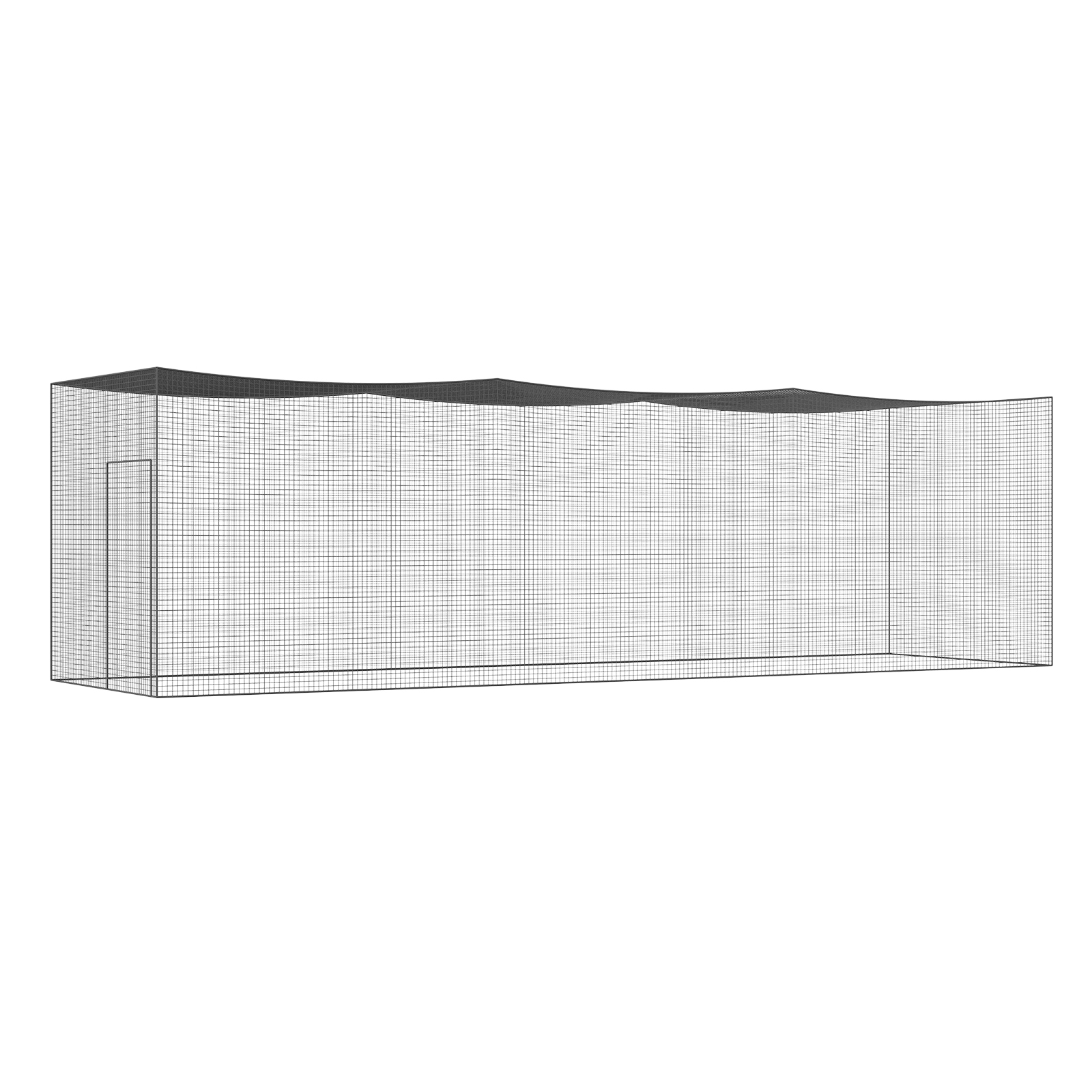 Uimoso 35/55/70 FT Softball Baseball Cage Netting Heavy PE Pitching Batting Net - Picture 24 of 48