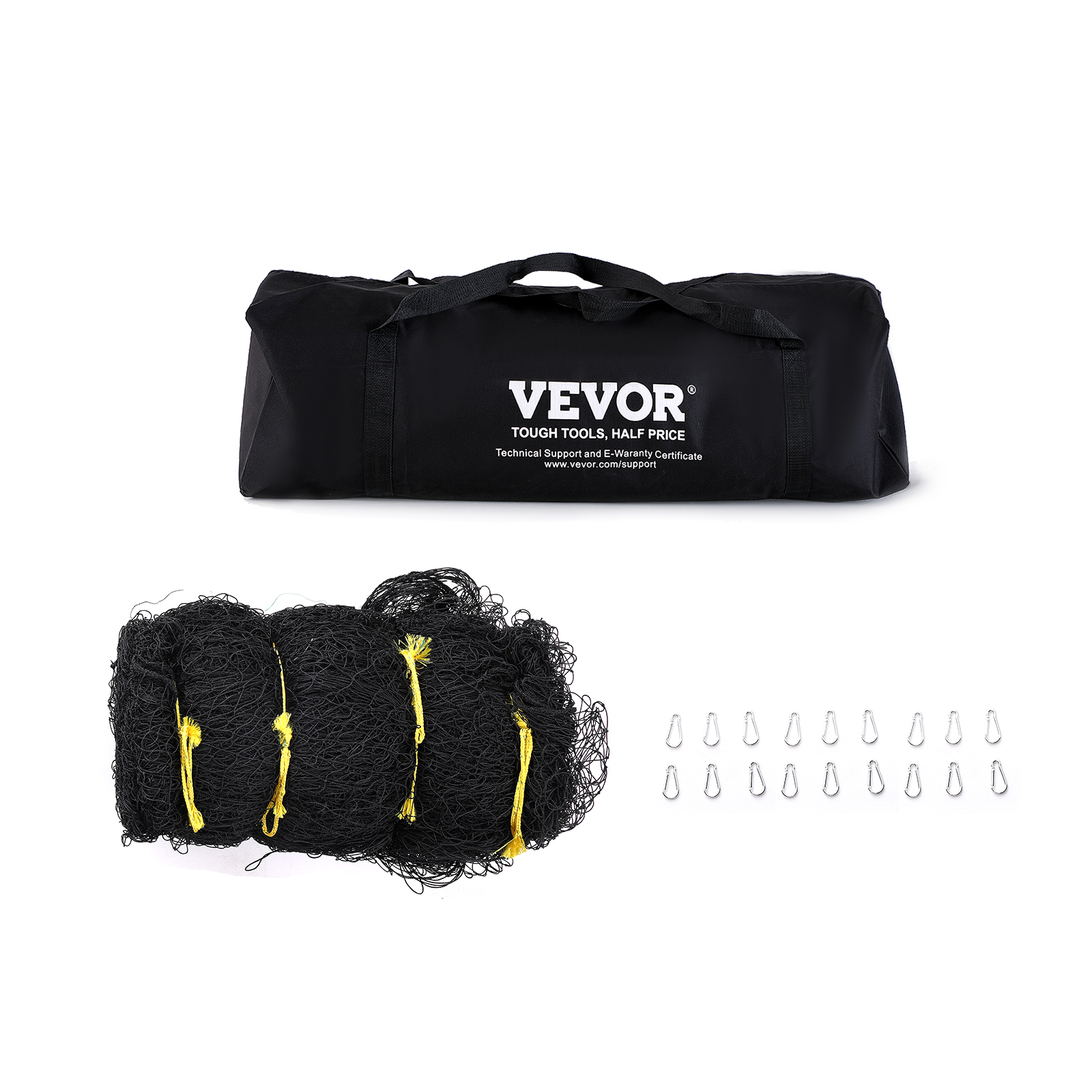 VEVOR 35/55/70 FT Softball Baseball Cage Netting Heavy PE Pitching Batting Net