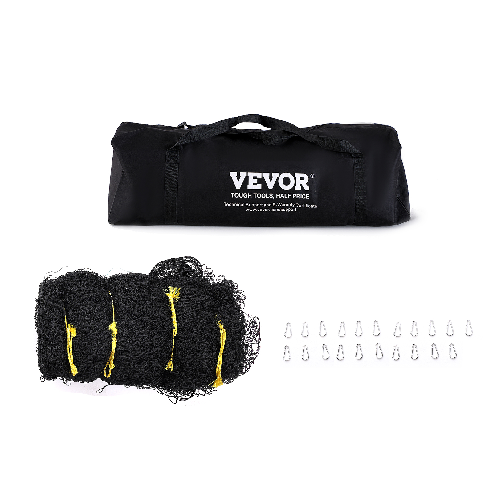 VEVOR 35/55/70 FT Softball Baseball Cage Netting Heavy PE Pitching Batting Net