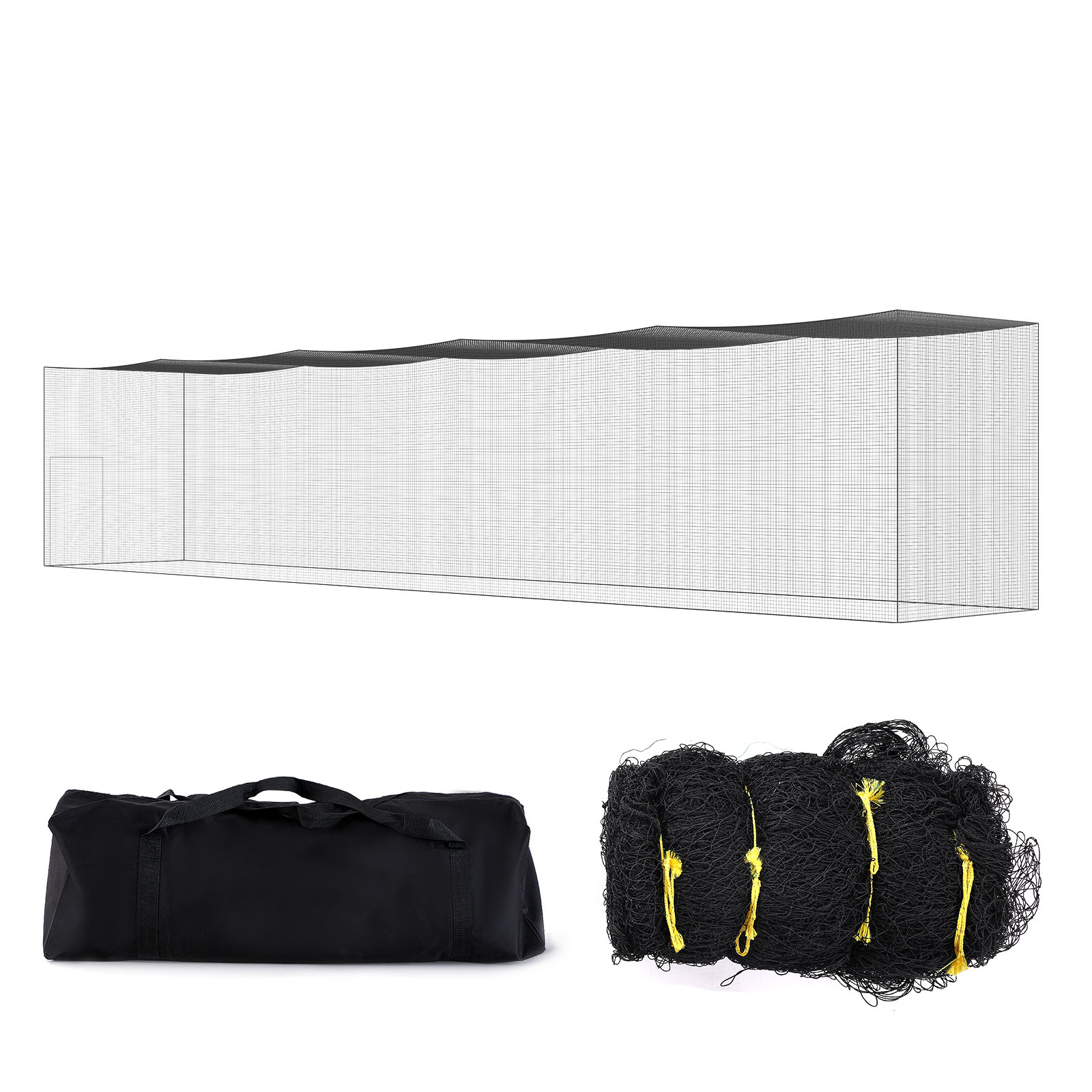 Uimoso 35/55/70 FT Softball Baseball Cage Netting Heavy PE Pitching Batting Net - Picture 37 of 48