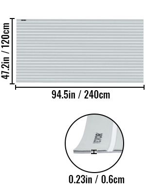 VEVOR EVA Foam Faux Teak Boat Decking Sheet 94.5 X 47.2 Inch 5MM Thick Non-Skid Self-Adhesive for Marine Yacht RV Swimming Pool Garden Boat Flooring Sheet (Grey + White Seam, 94.5" x 47.2") 
