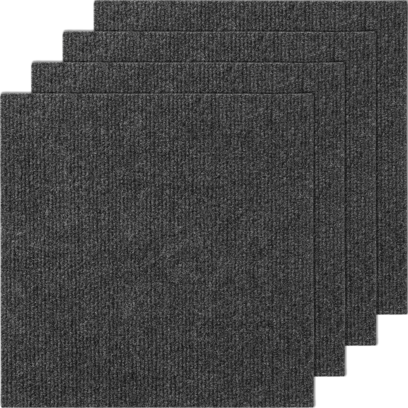 Peel and Stick Carpet Tile Self Adhesive Floor 12/16/20/24pcs 20x20 24x24" - Picture 15 of 86